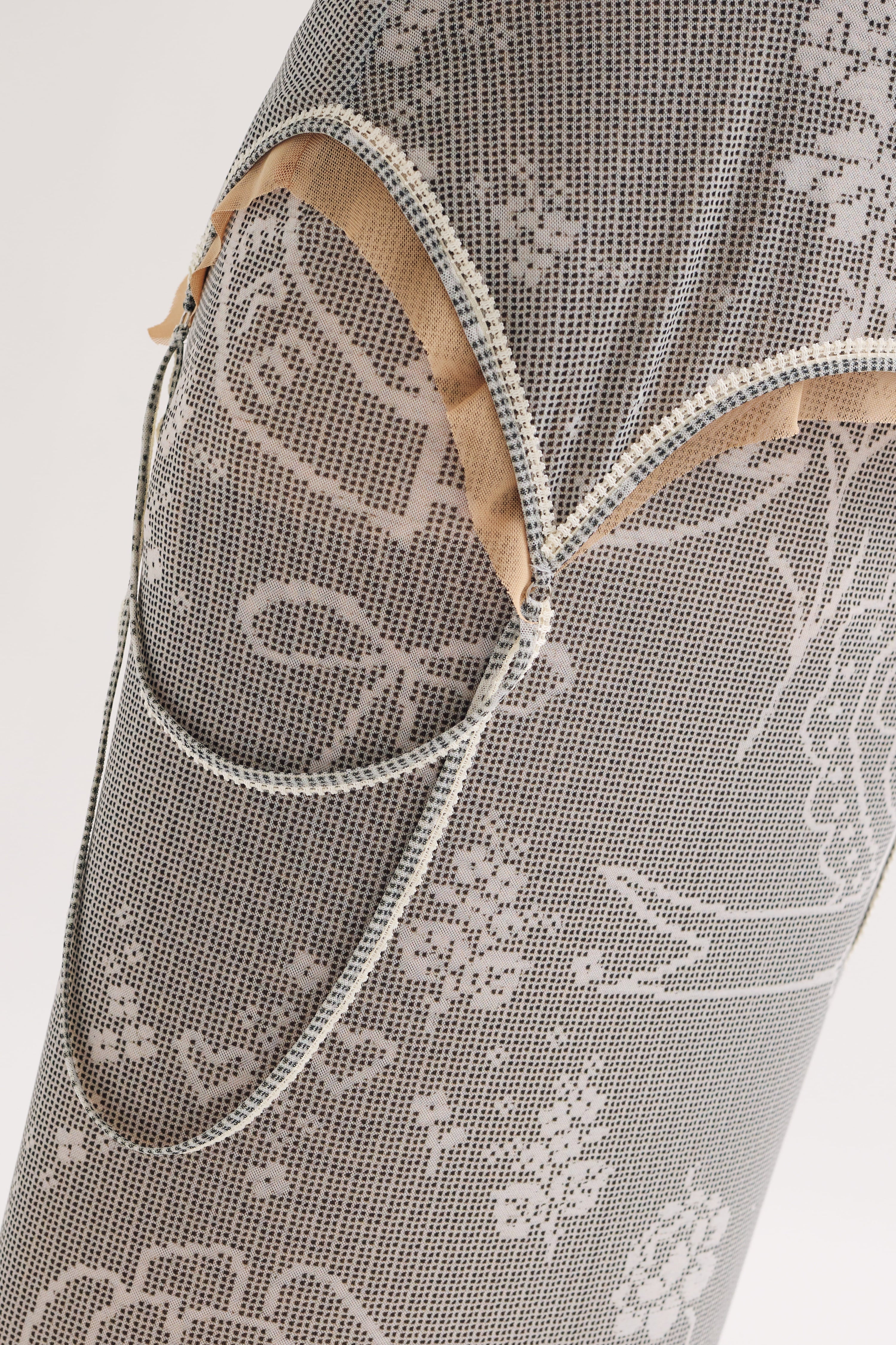 Longuette monica mesh