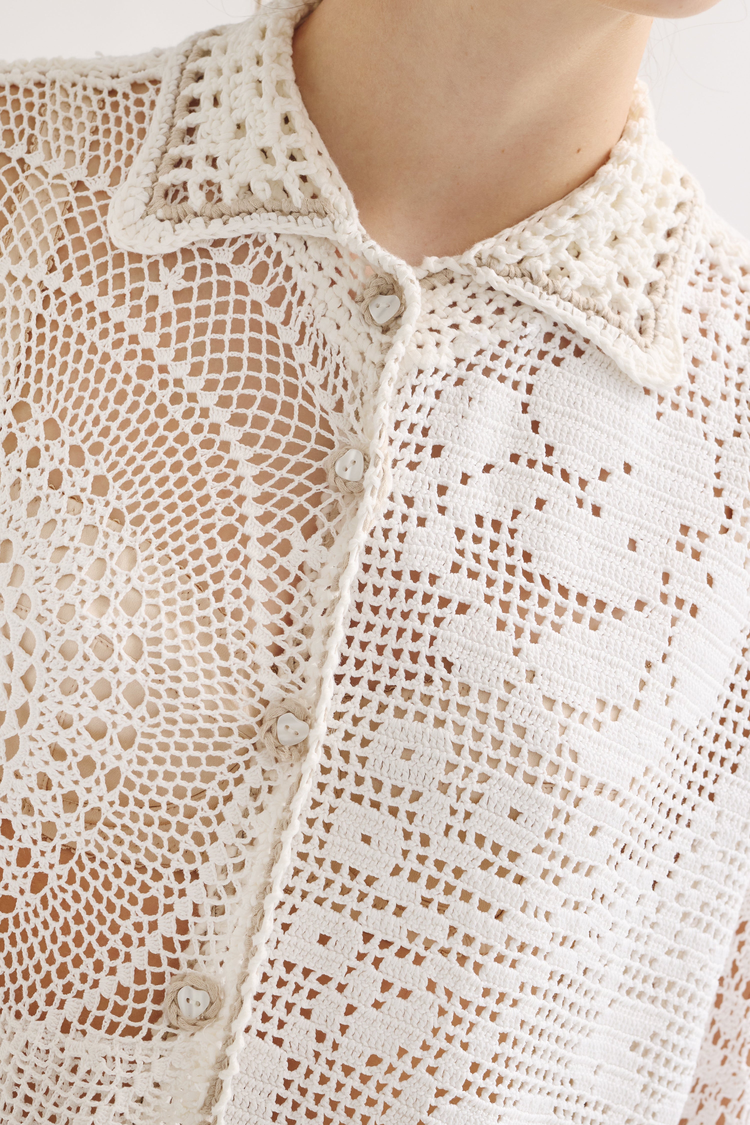 Camicia crochet sakura