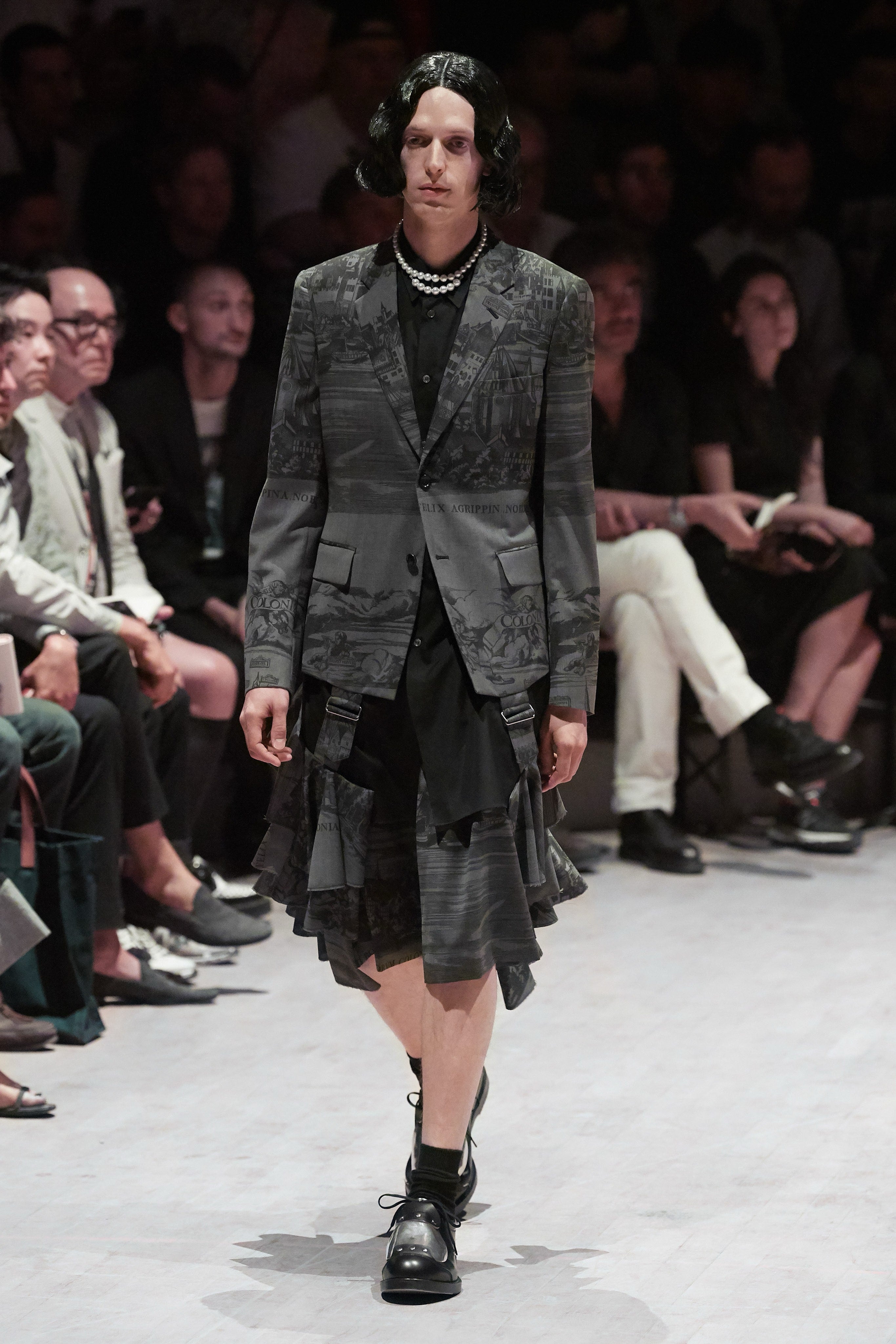 Comme des garçons homme plus s/s 2020 deconstructed jacket