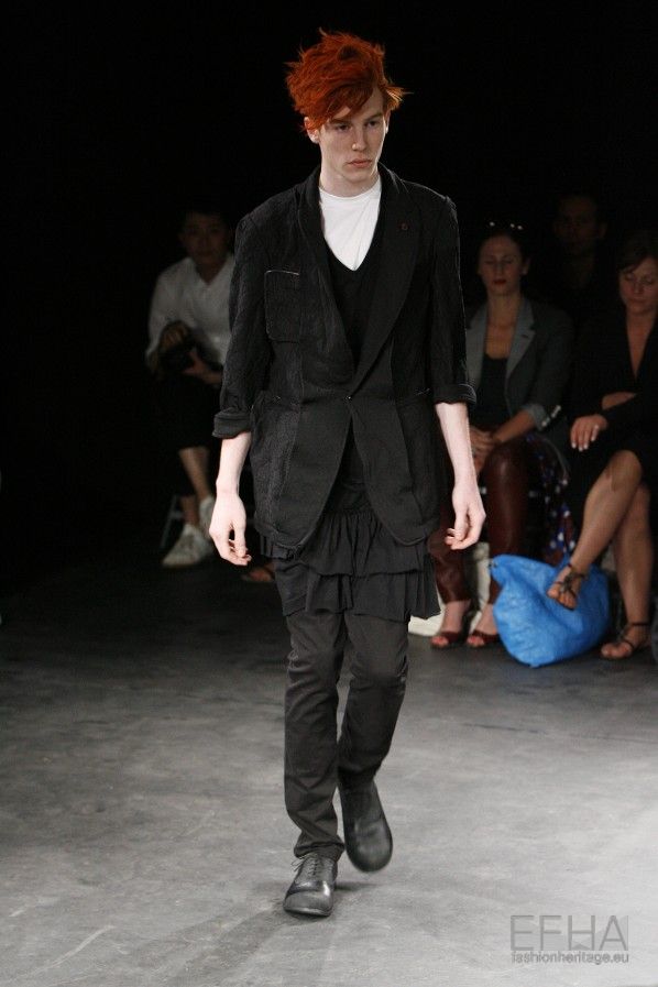 Comme des garçons homme plus s/s 2009 three-quarter sleeve jacket