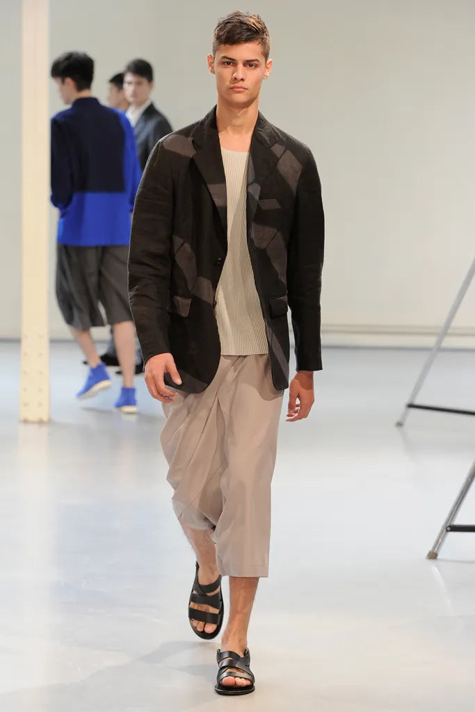 Issey miyake men s/s 2012 striped jacket