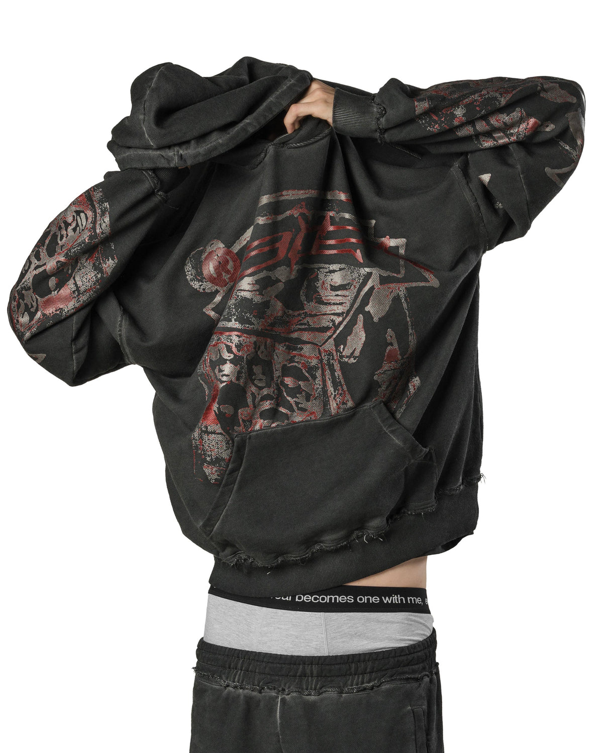 Red hoodie