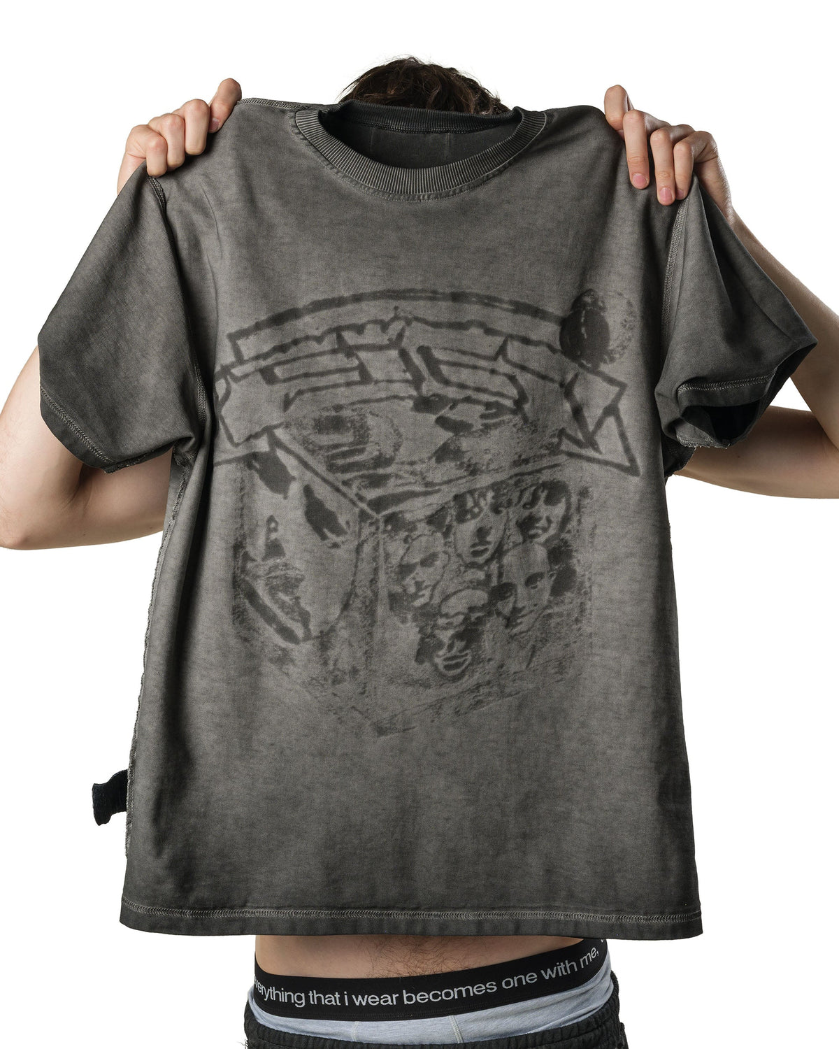 Red reversible t-shirt