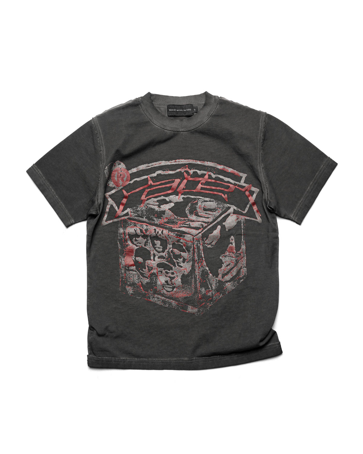 Red reversible t-shirt