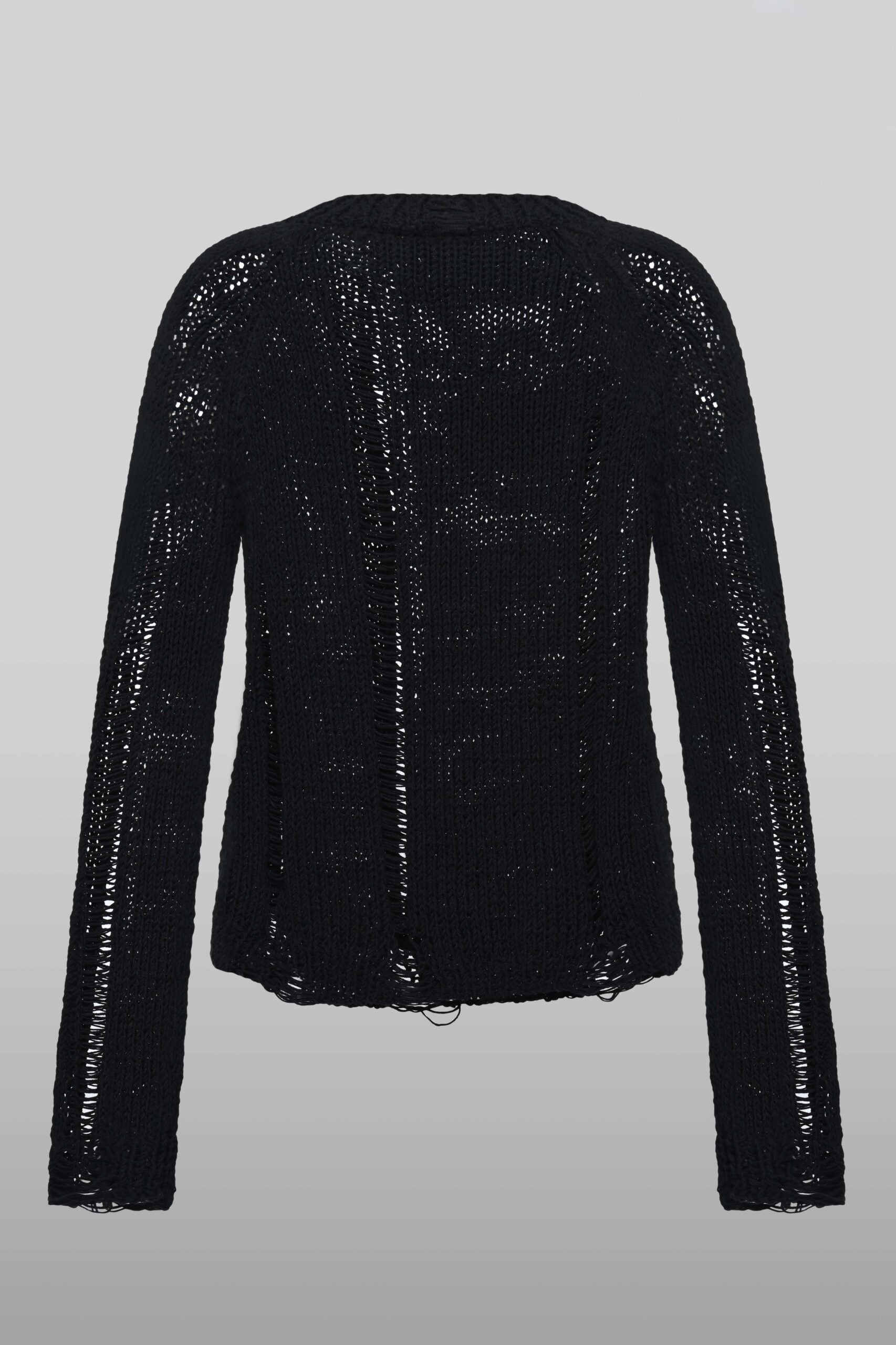 Fine knit black long sleeve