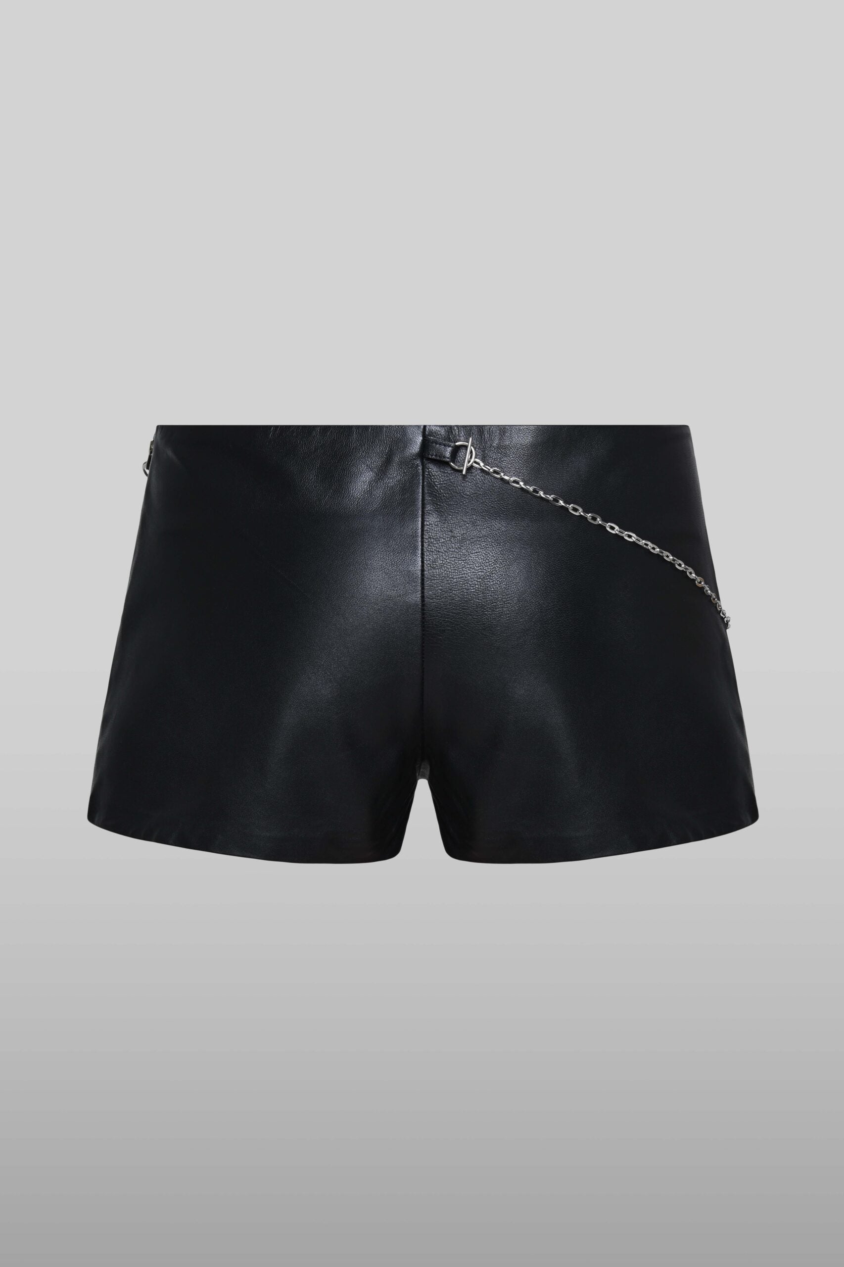 Leather shorts