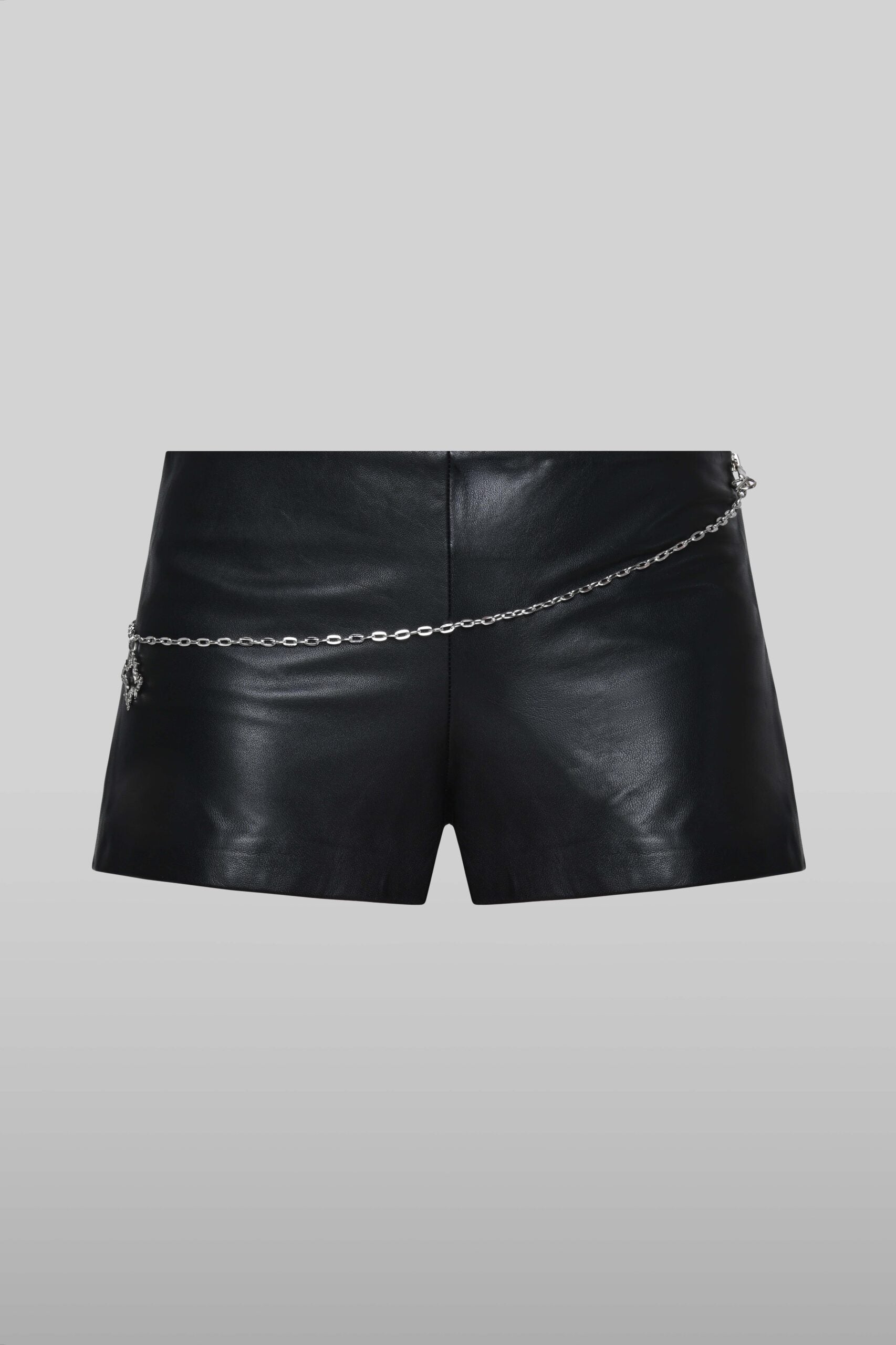 Leather shorts