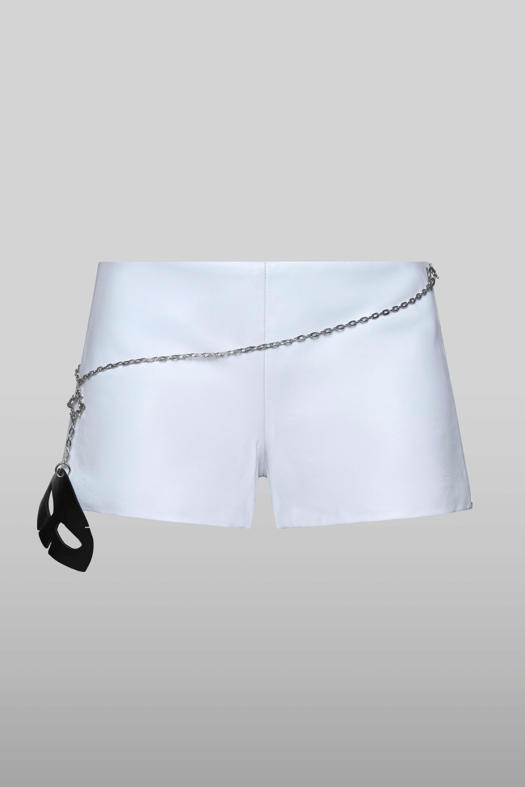 Leather shorts