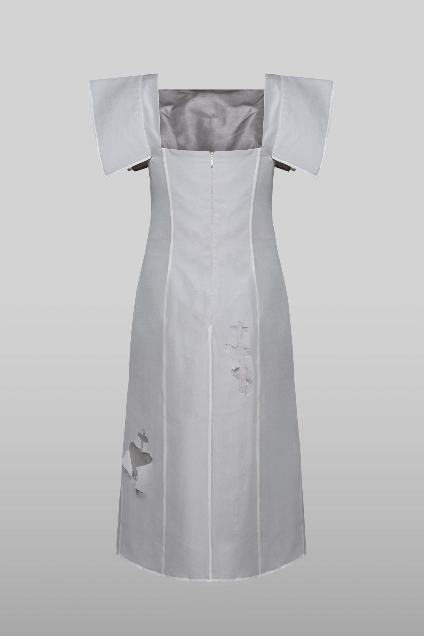 White burn dress