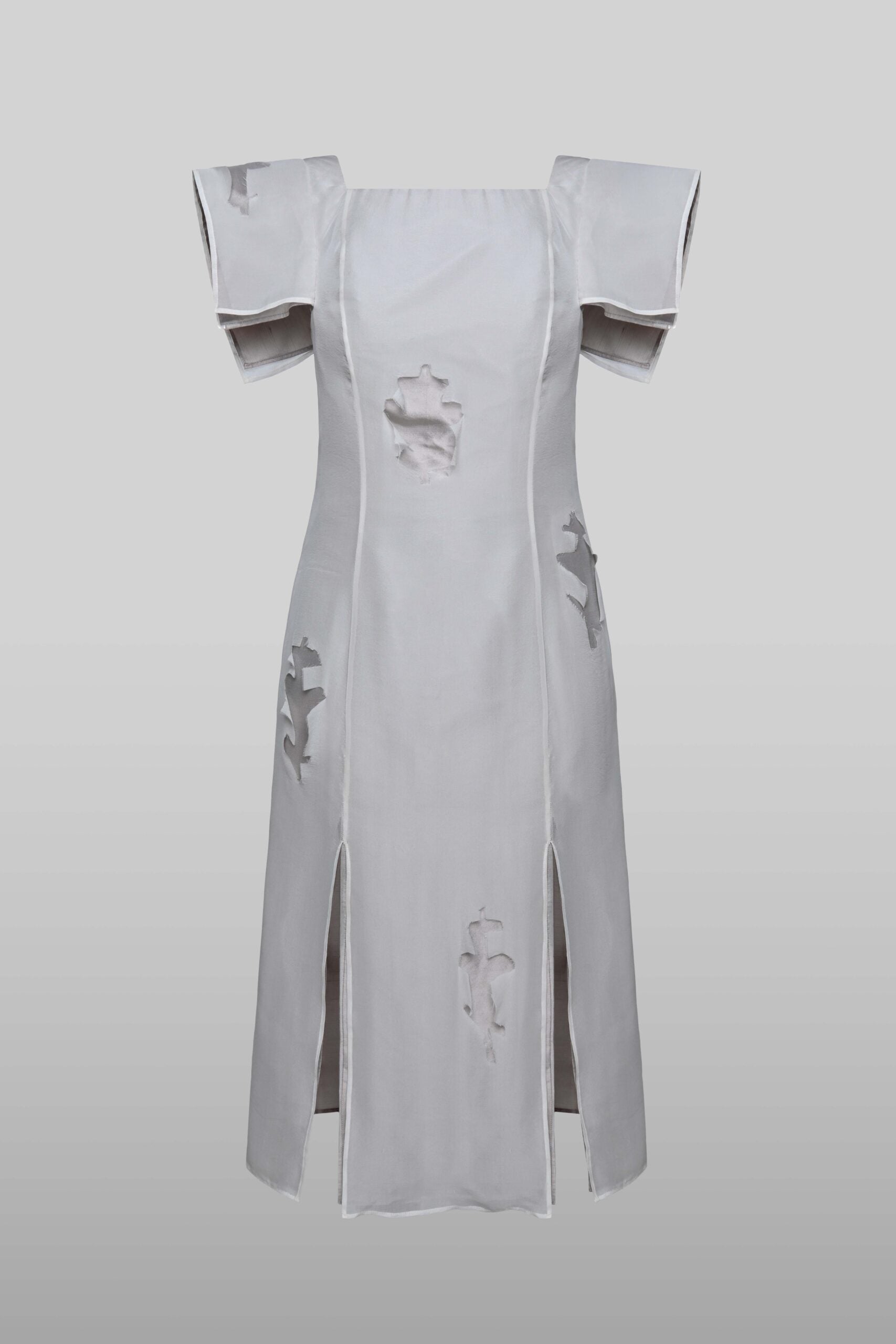 White burn dress