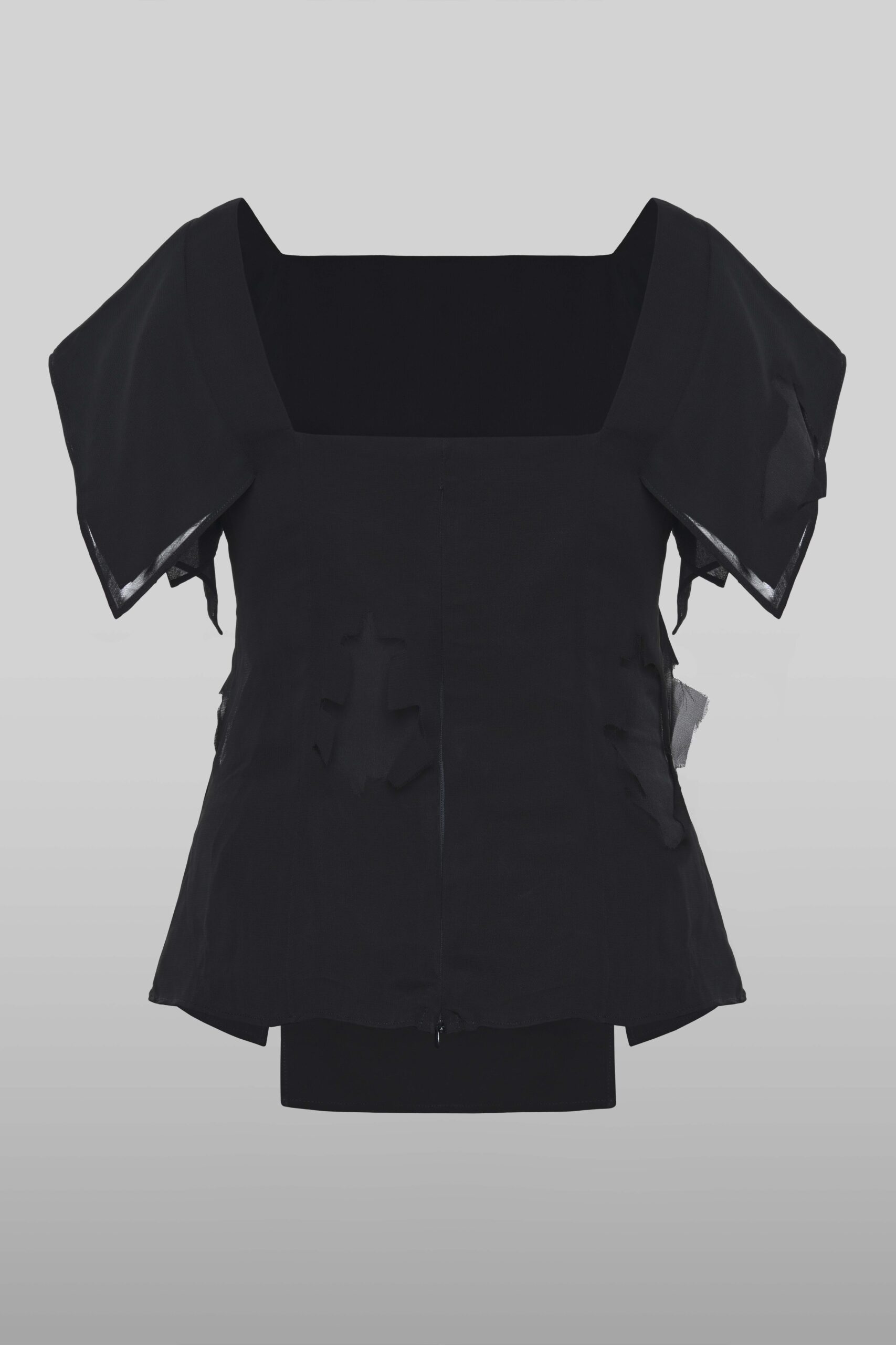 Black burn blouse