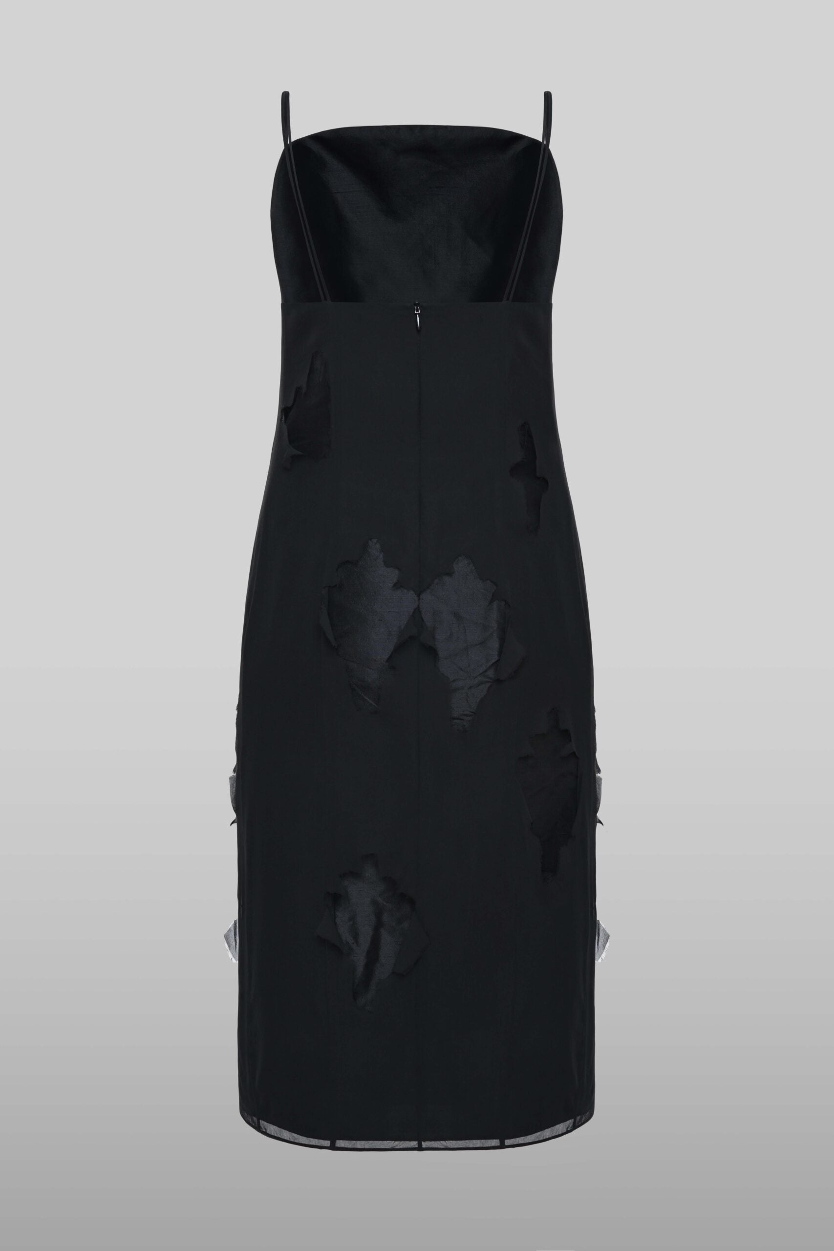 Black slip dress