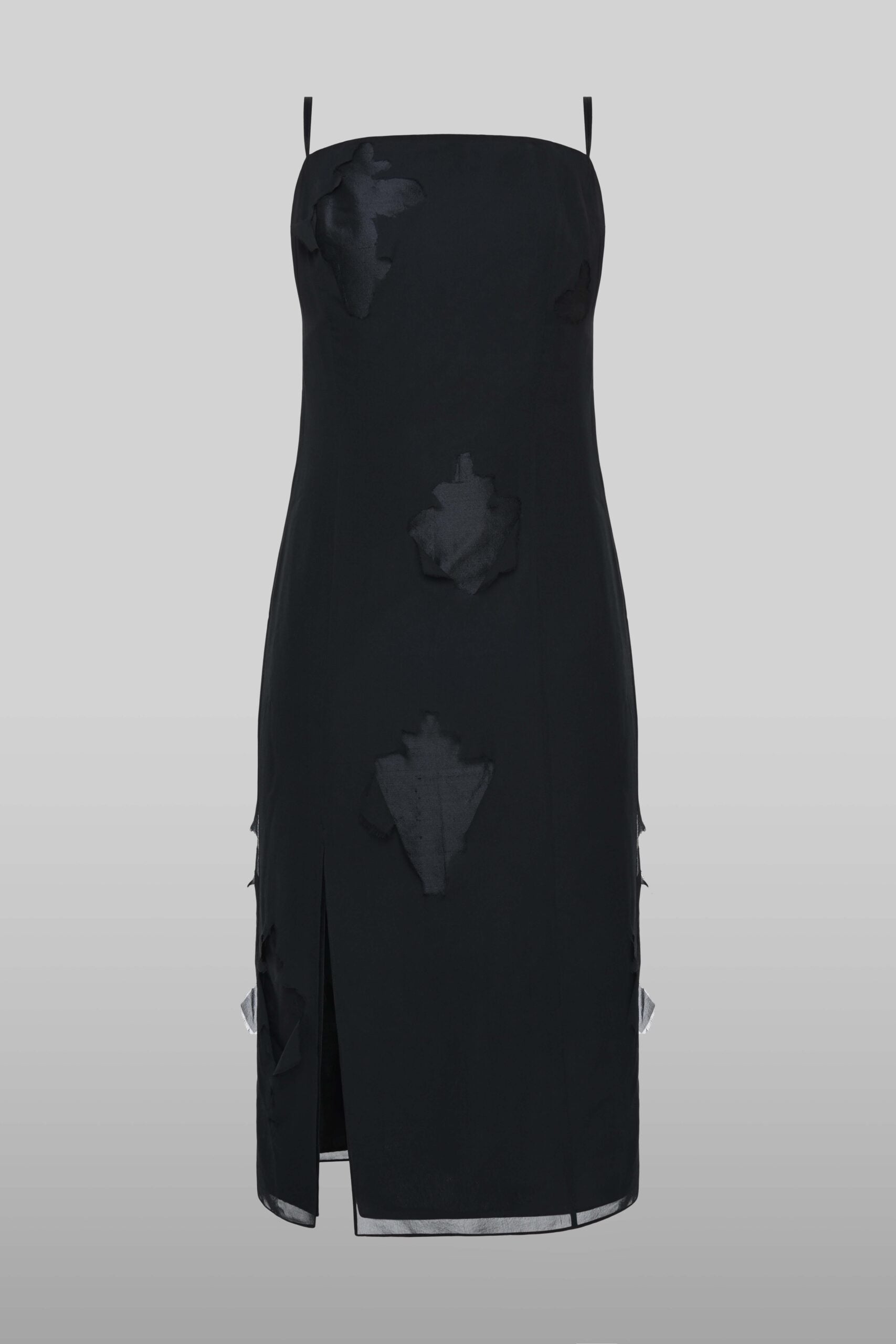 Black slip dress