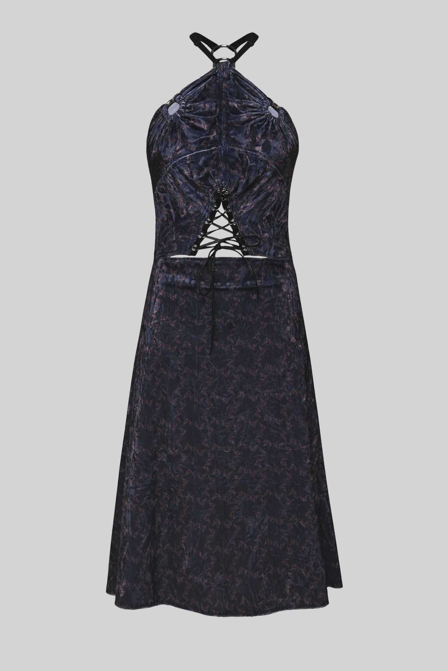 Symbolic cut out  dress