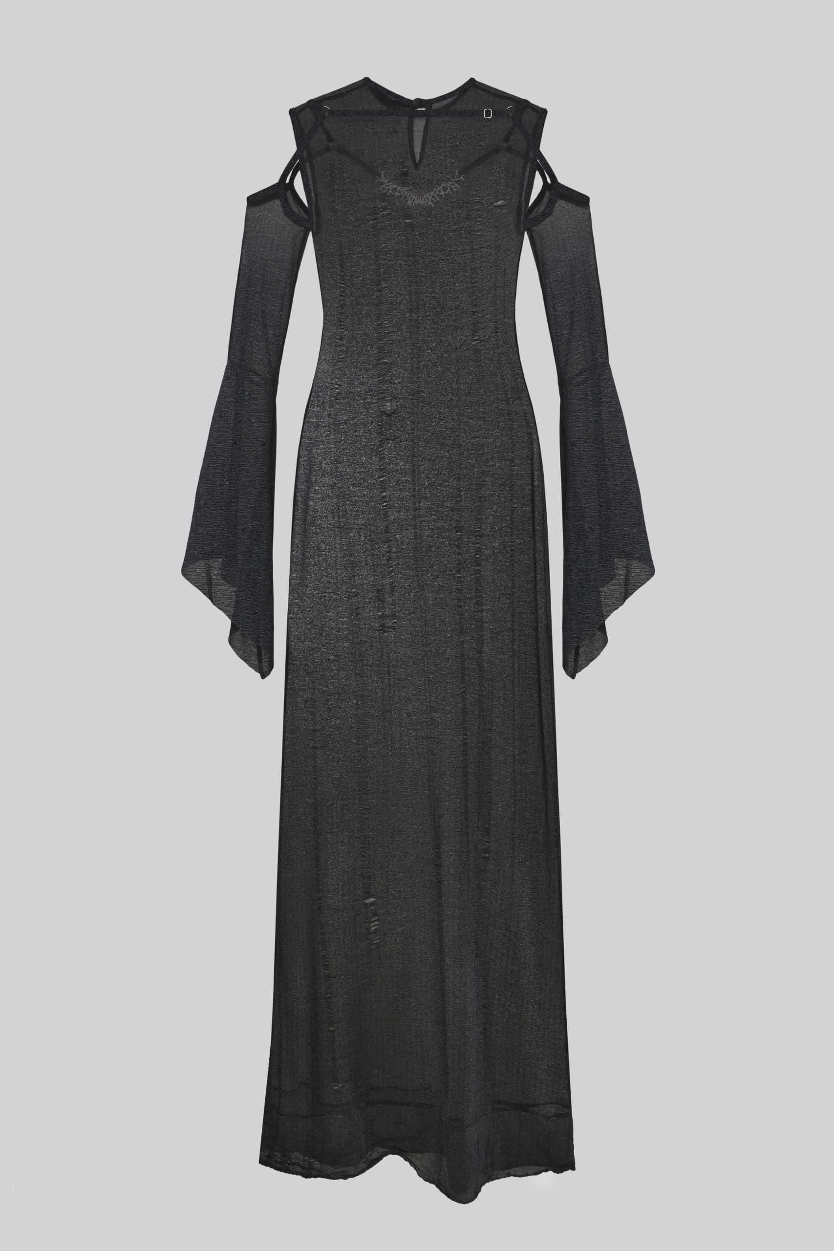 Sheer black dress