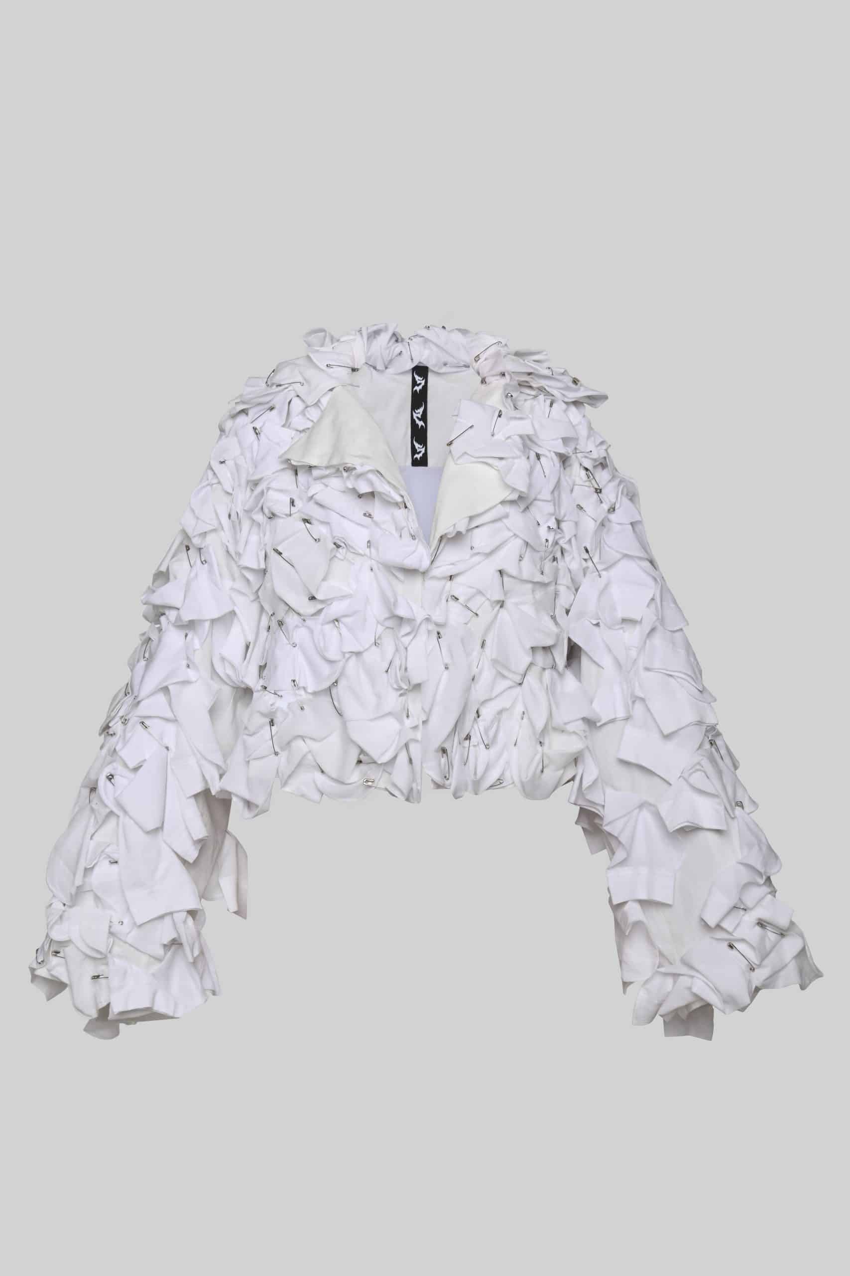 Pin white jacket