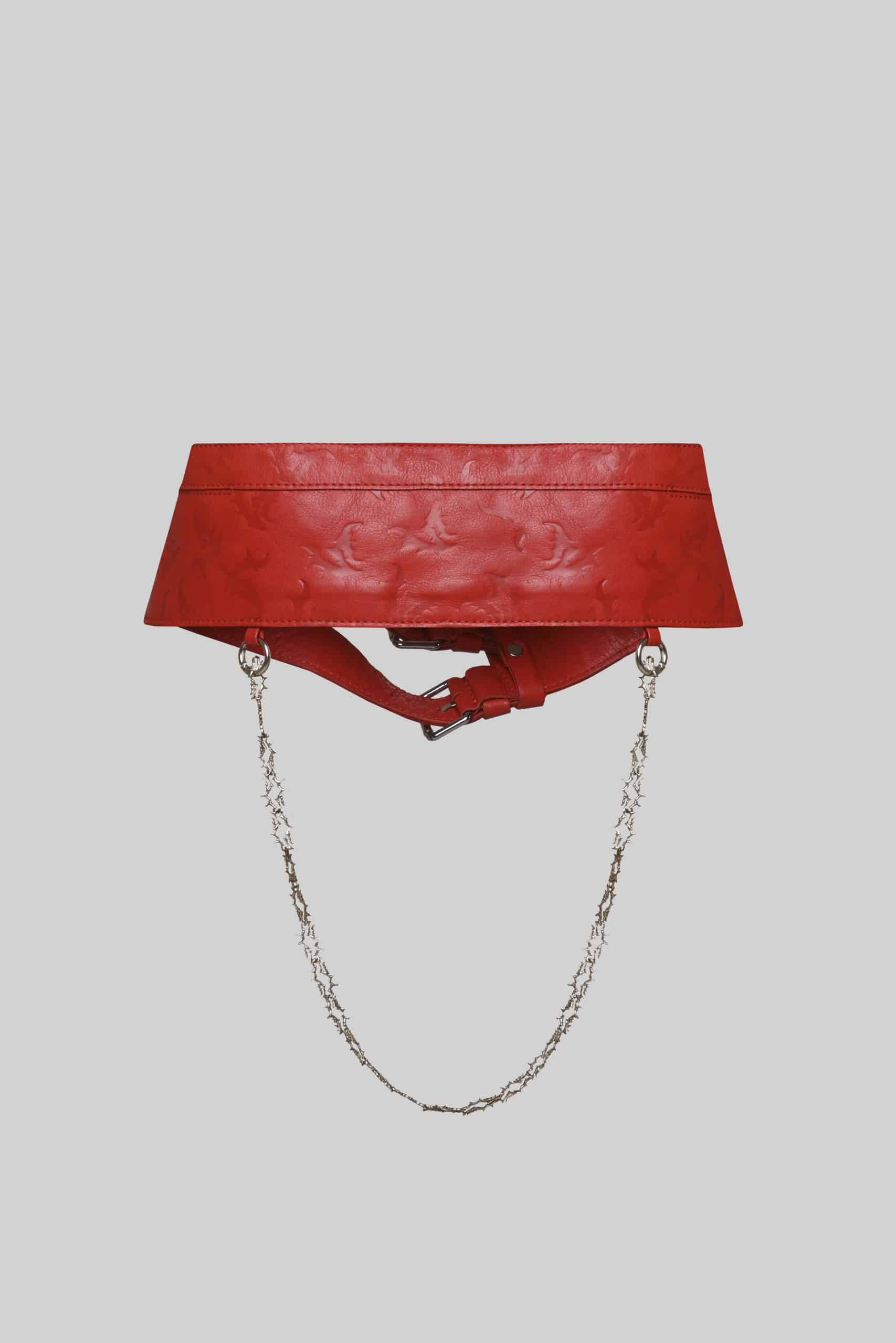 Belt clutch in red