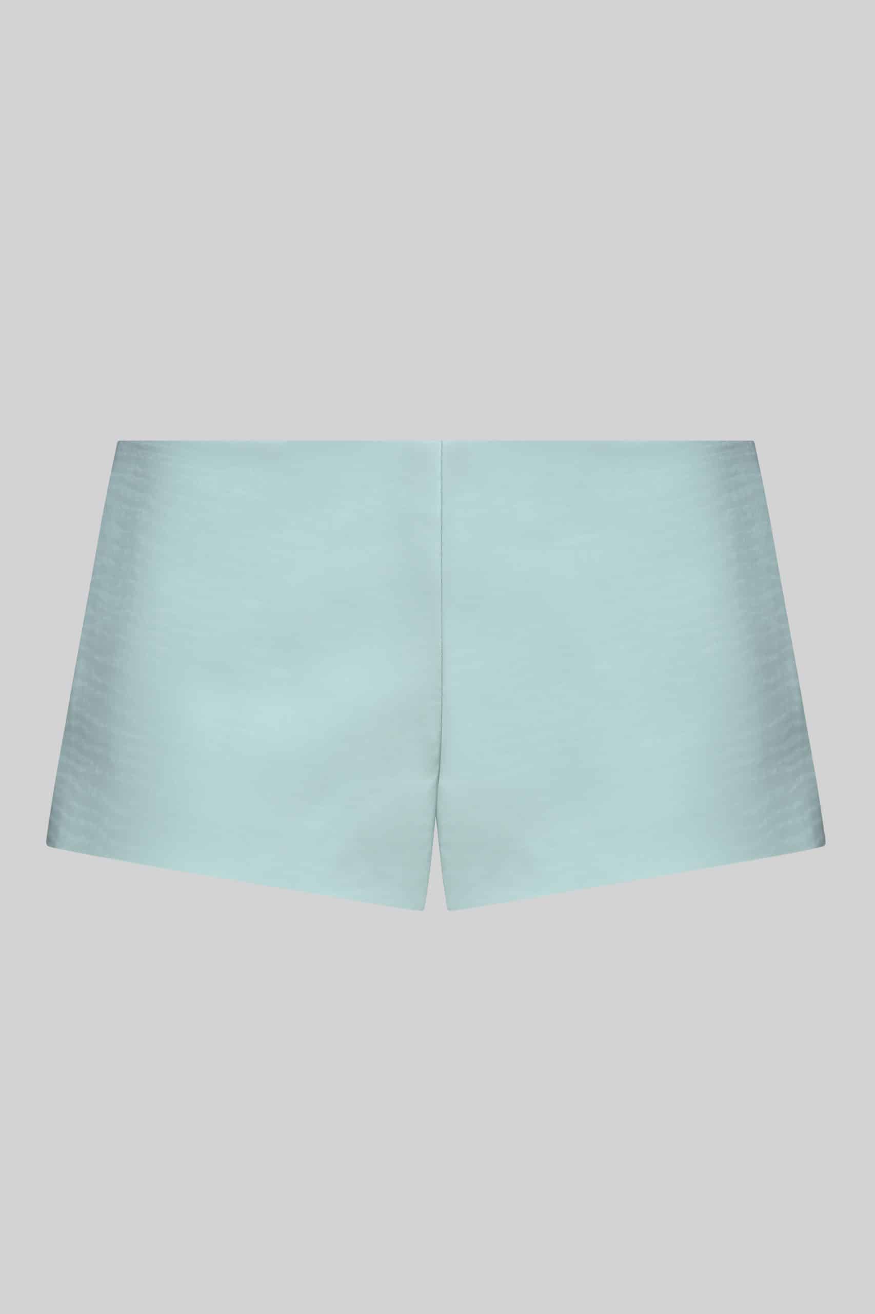 Baby blue vegan shorts