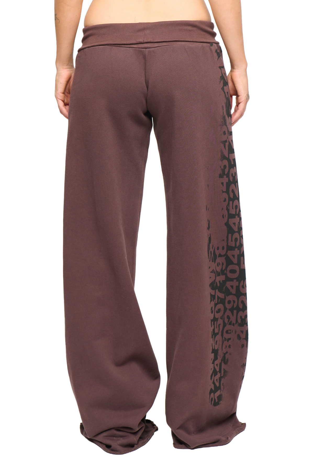 Bleached north pant - grape/black
