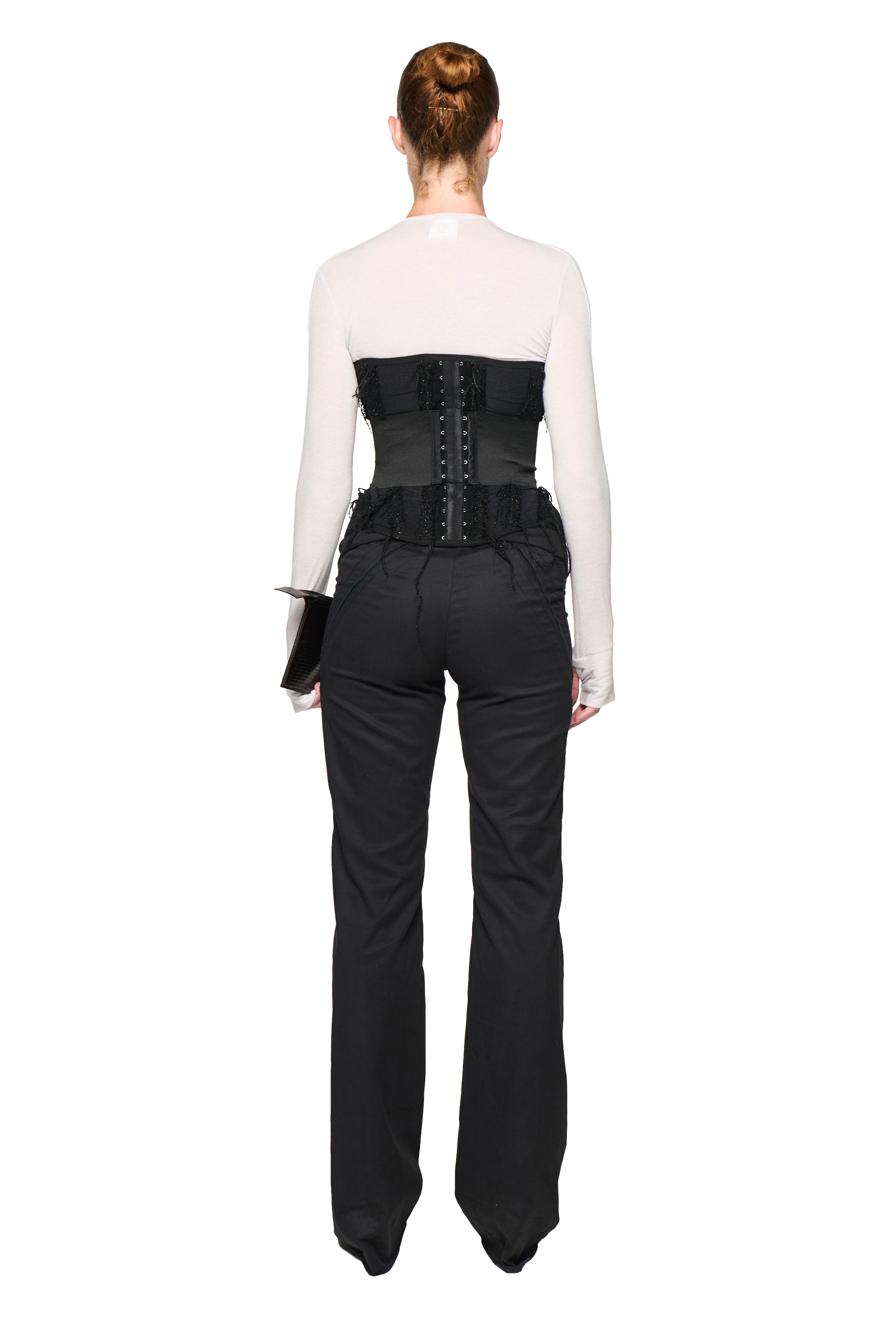 Nicole under bust corset - black