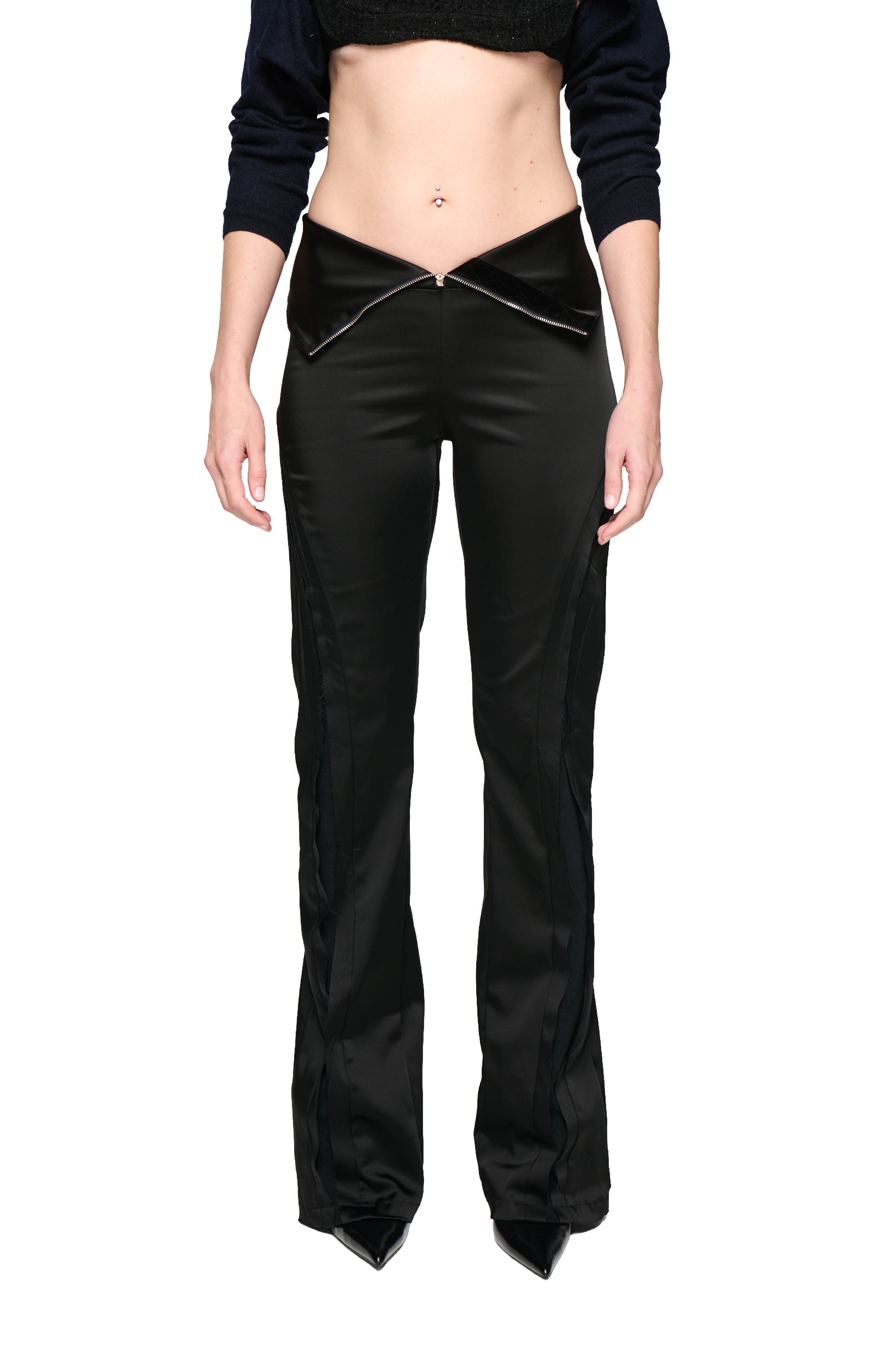 No hook pant - satin