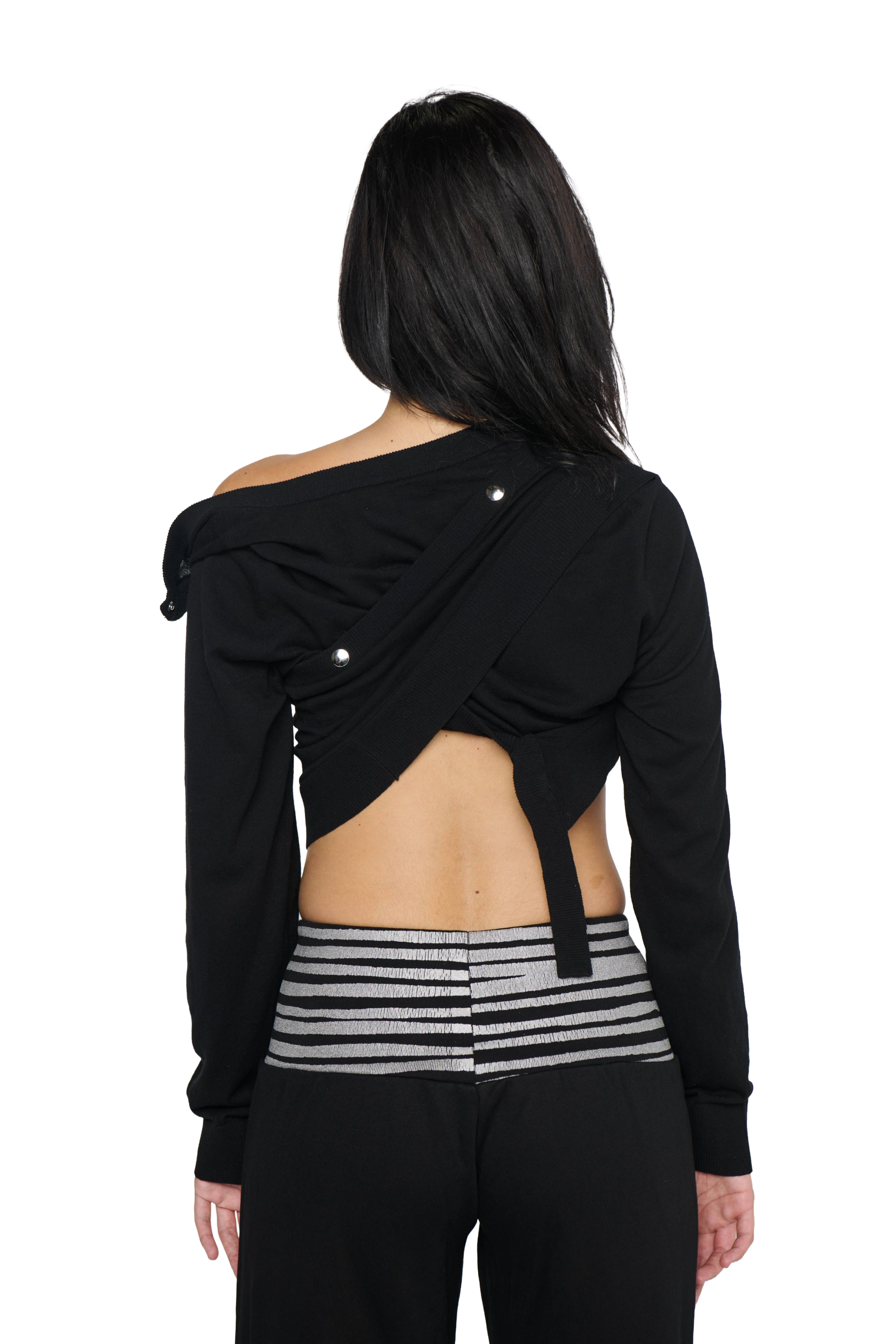 Dark horse cardigan - black