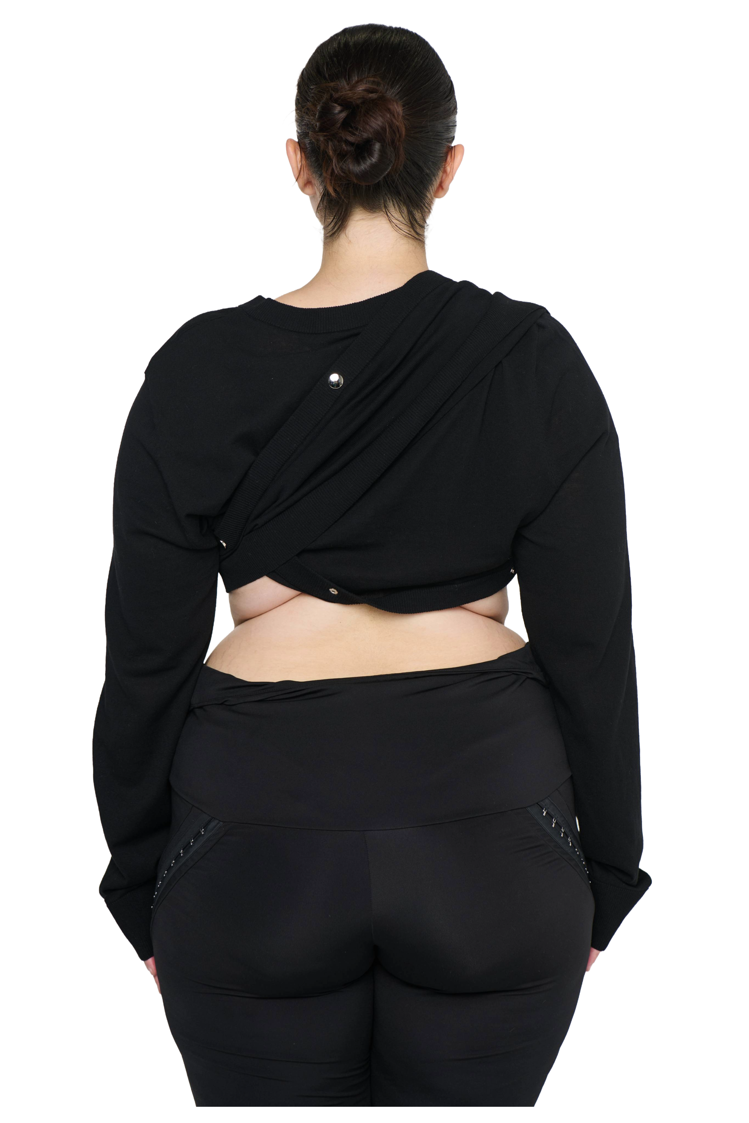 Dark horse cardigan - black