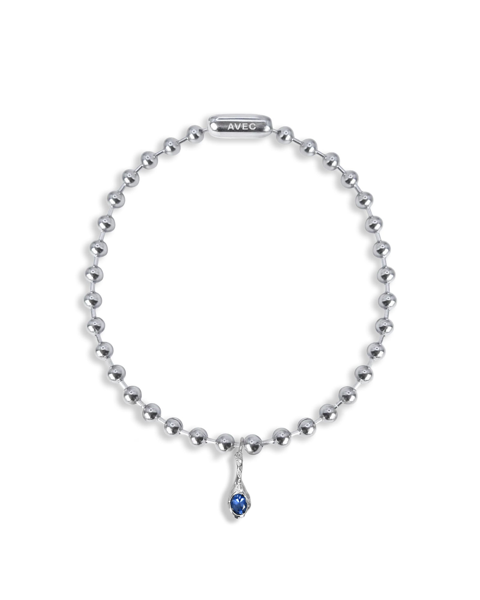Rocky chain fusion sapphire pendant