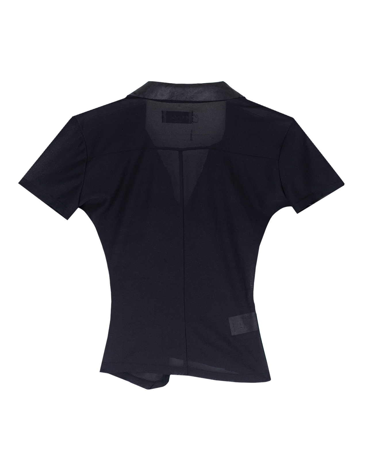 Asymmetric half sleeve shirt