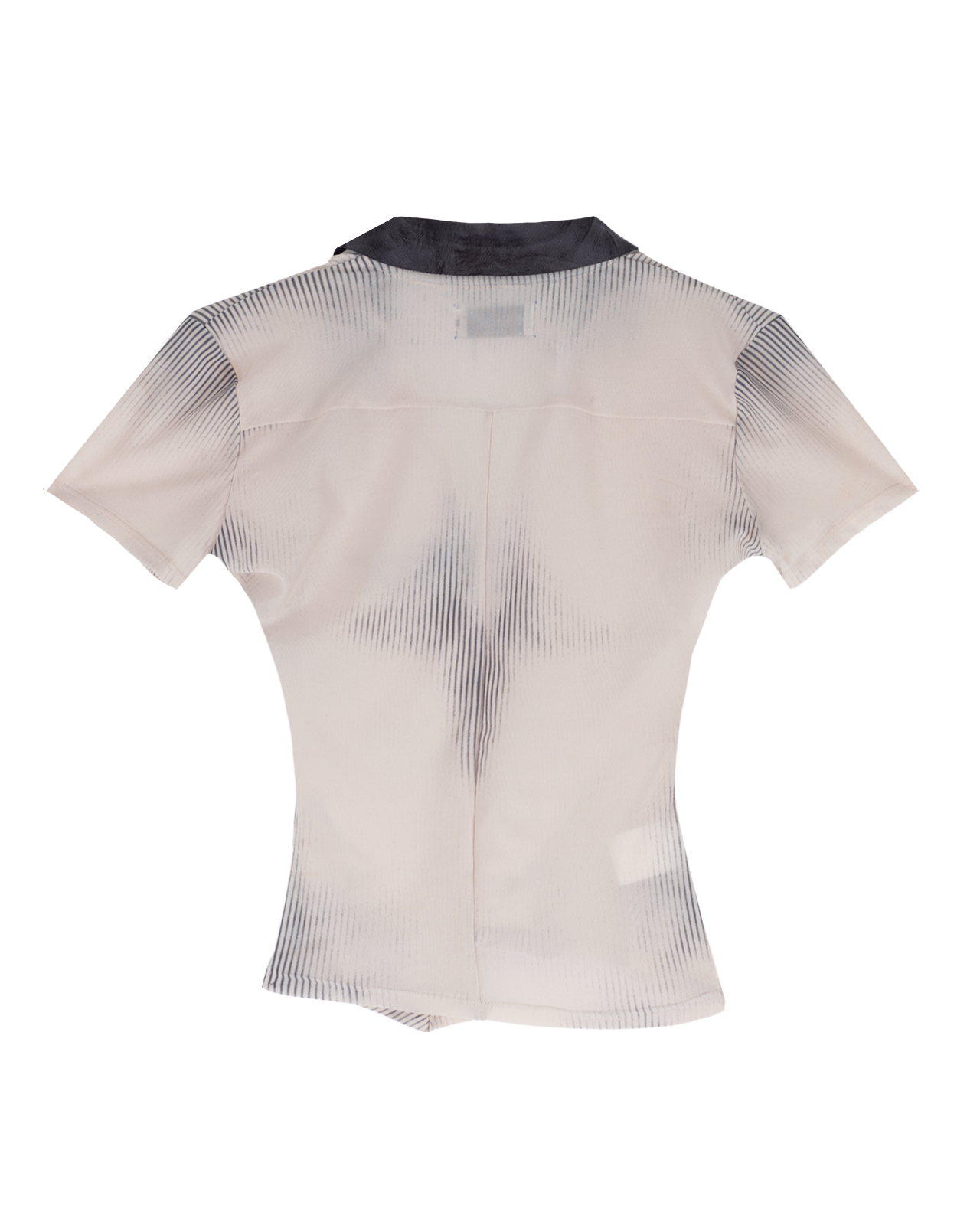 Asymmetric half sleeve shirt