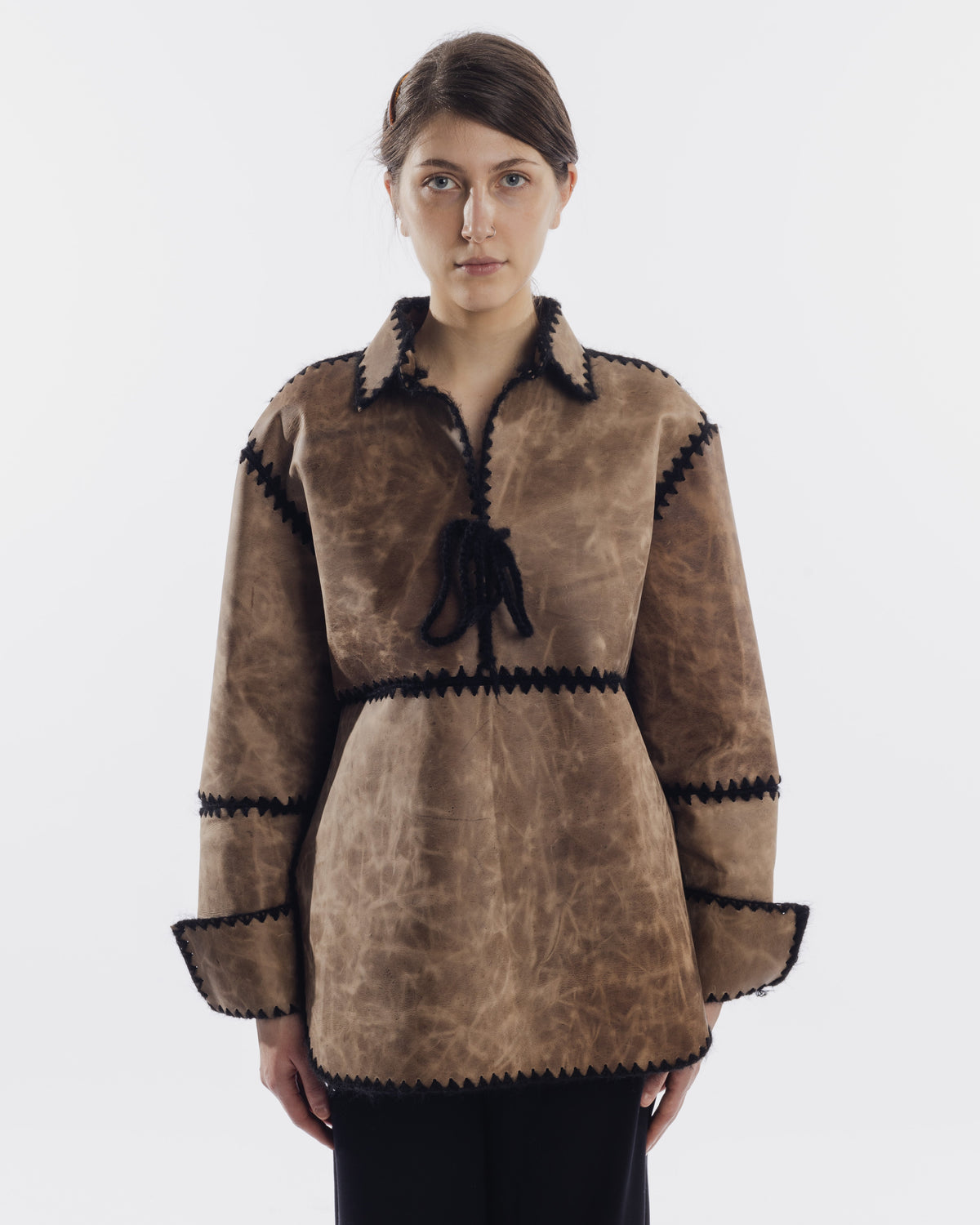 Giacca pullover lucio