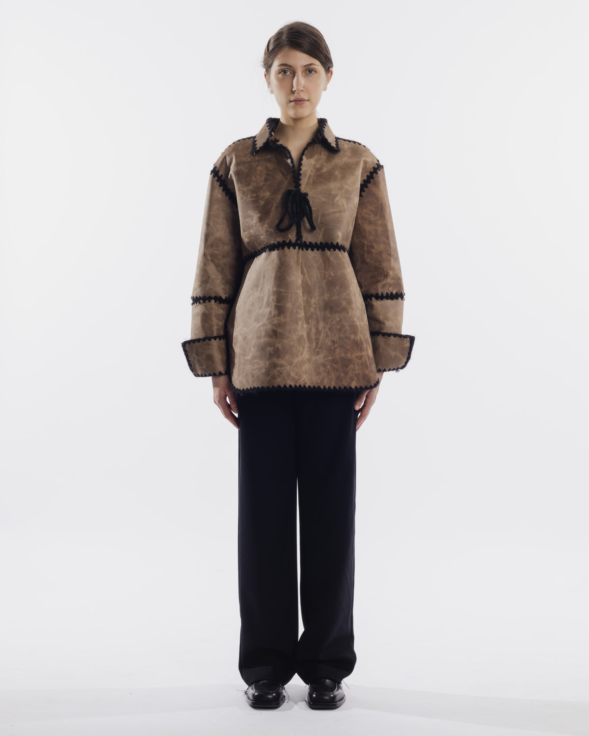 Giacca pullover lucio