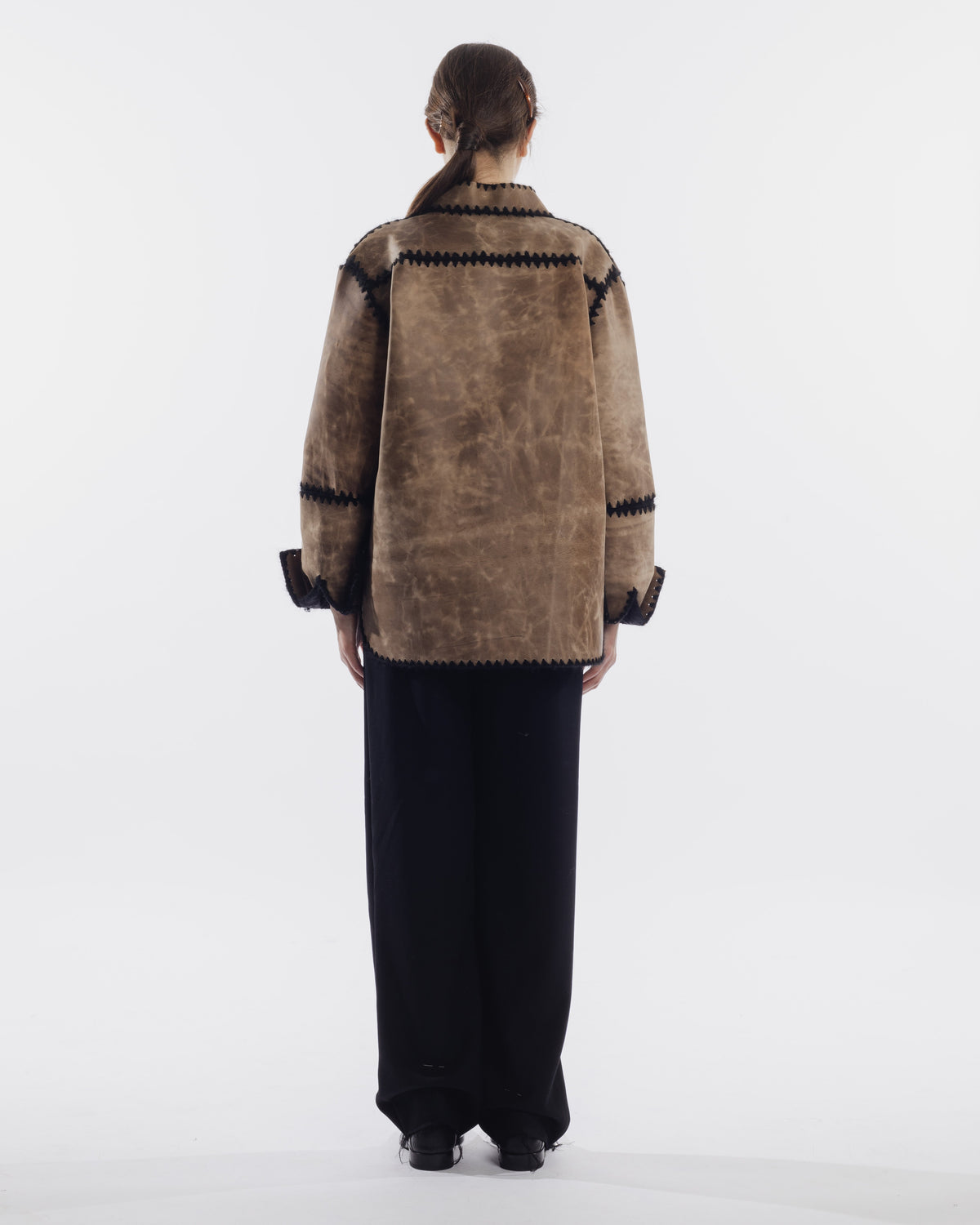 Giacca pullover lucio