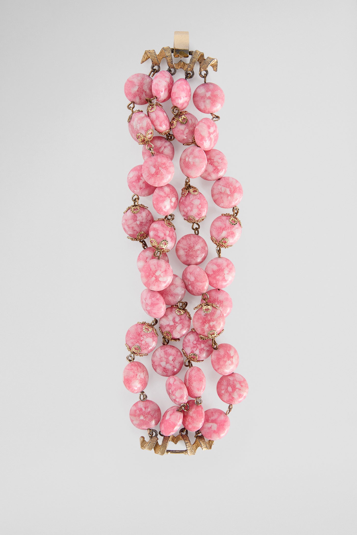 Pink stones bracelet
