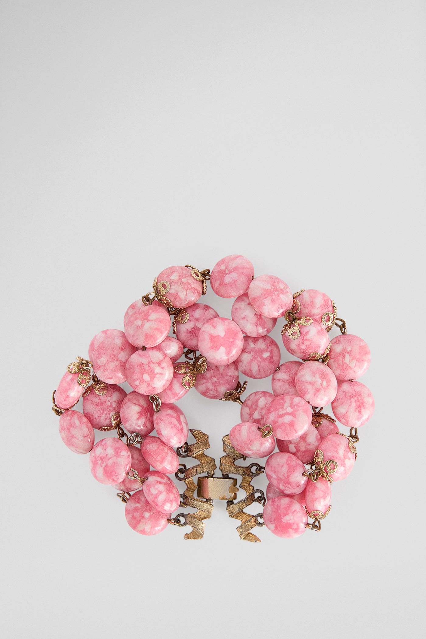 Pink stones bracelet