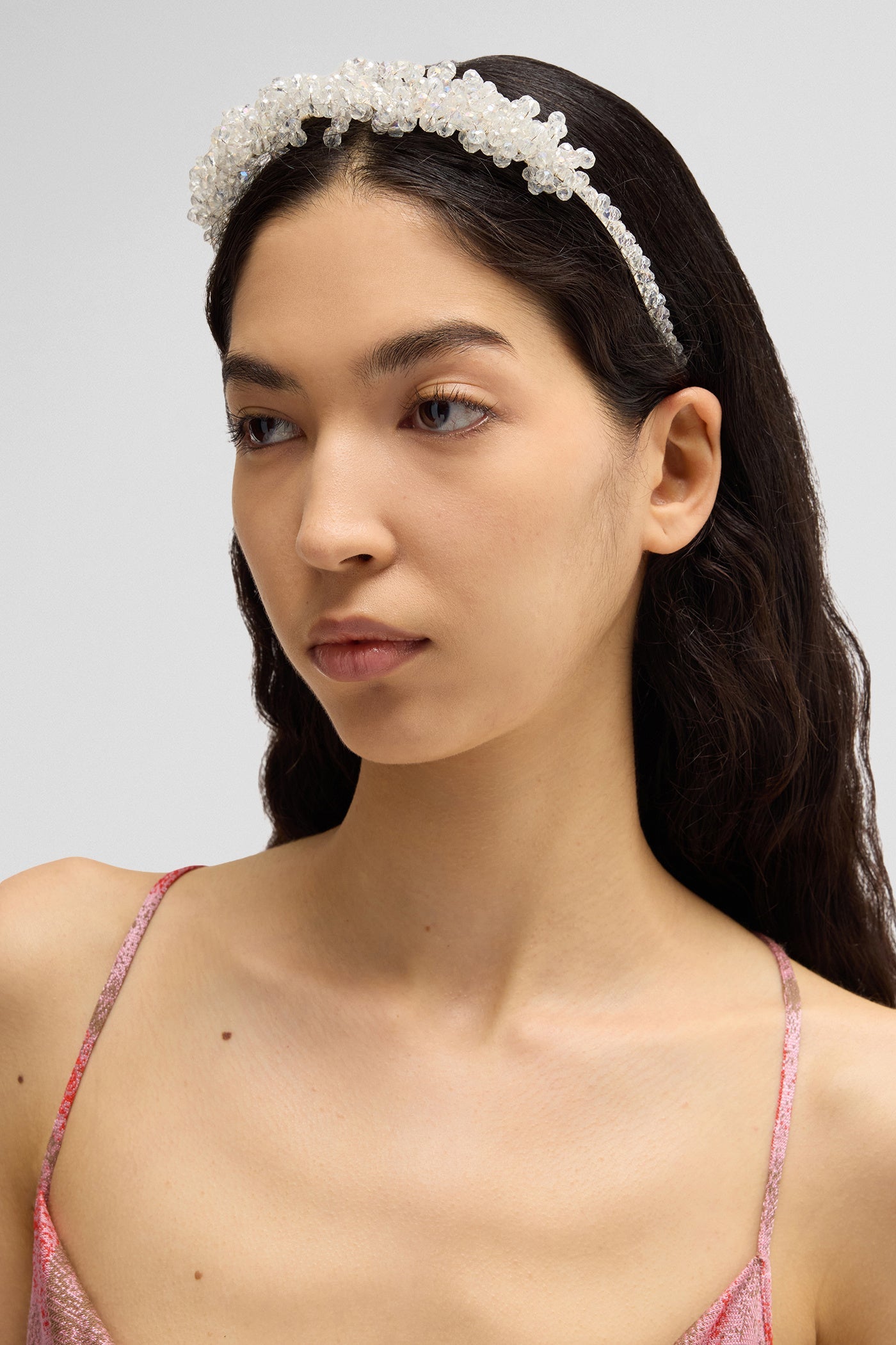Handmade crystal headband