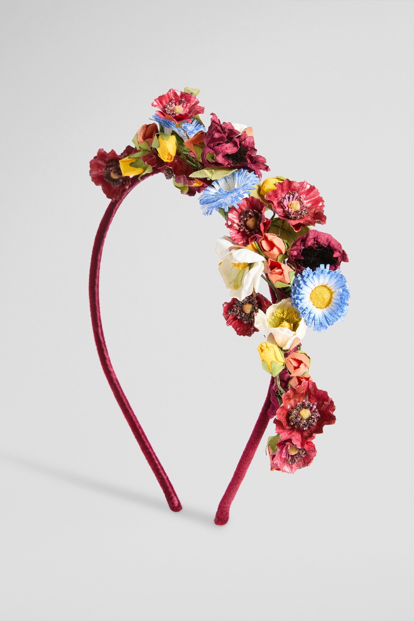 Paper flowers headband