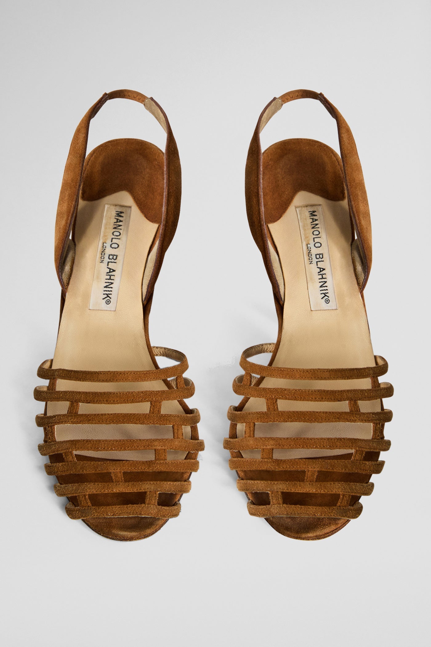 Suede heels - manolo blahnik