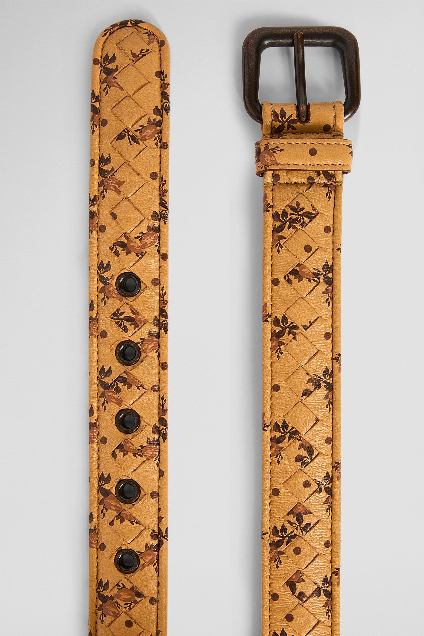 Floral braided belt – bottega veneta