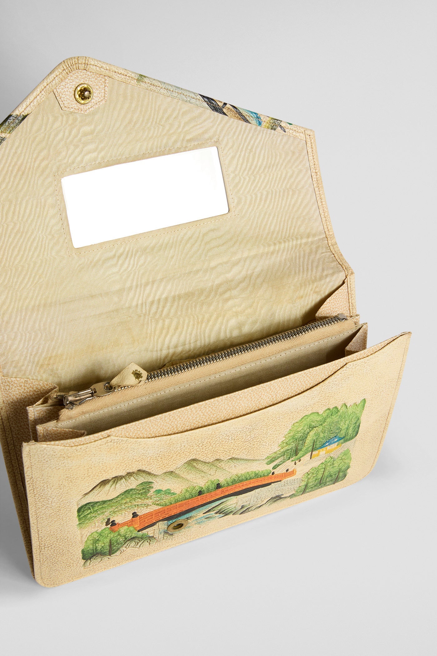 Hand-painted japanese purse - 30s