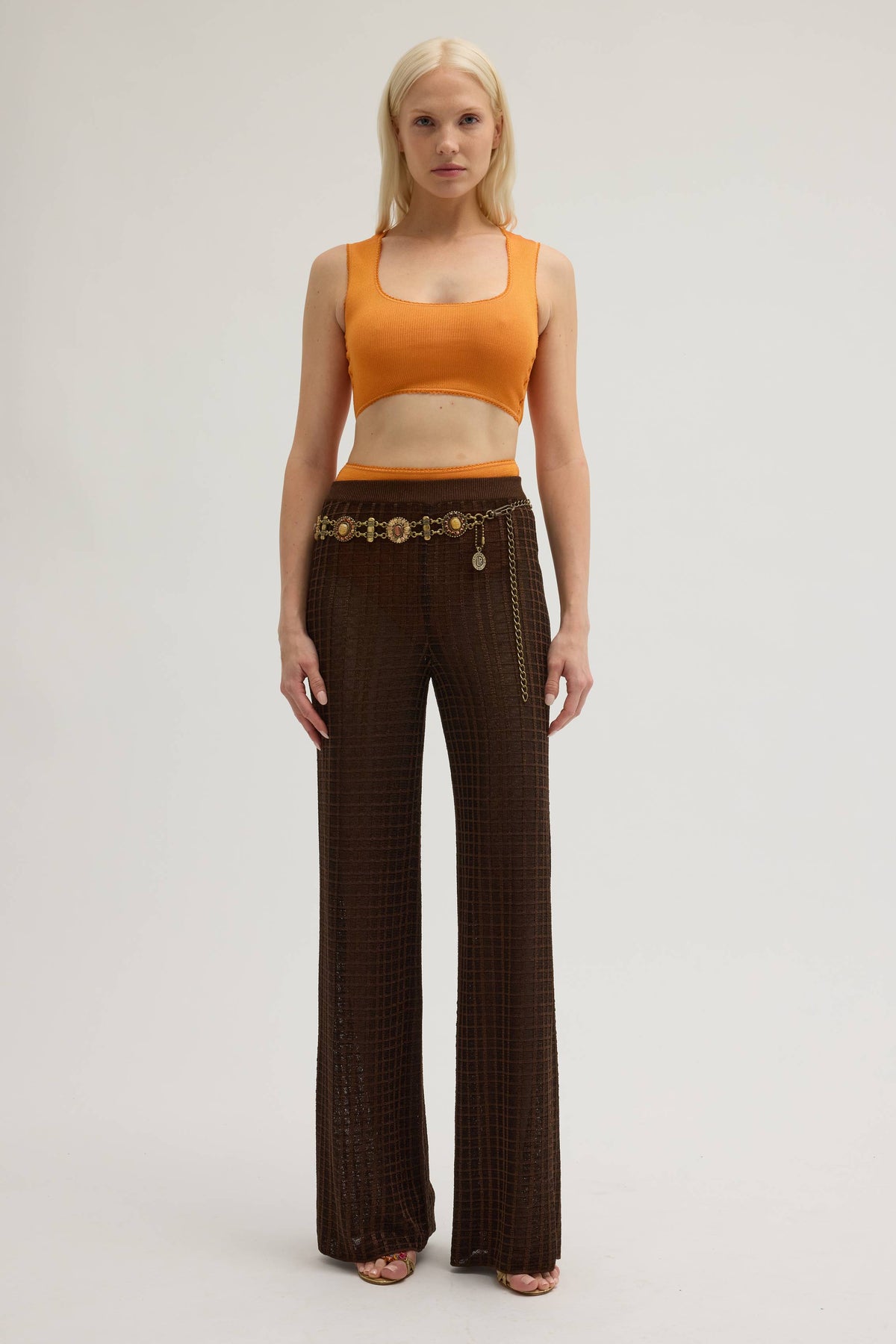 Metallic belt - vintage