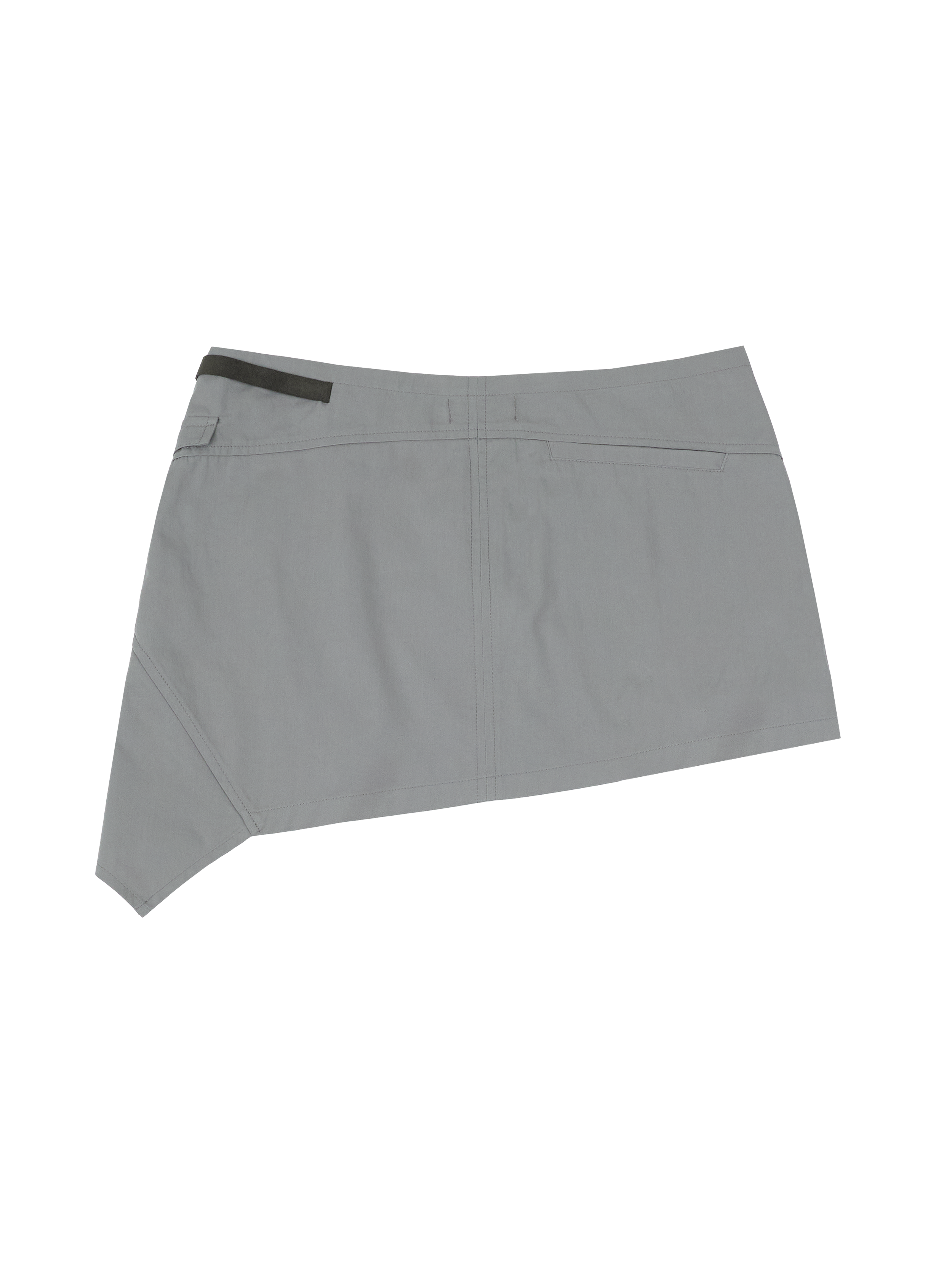 Asymmetric mini skirt