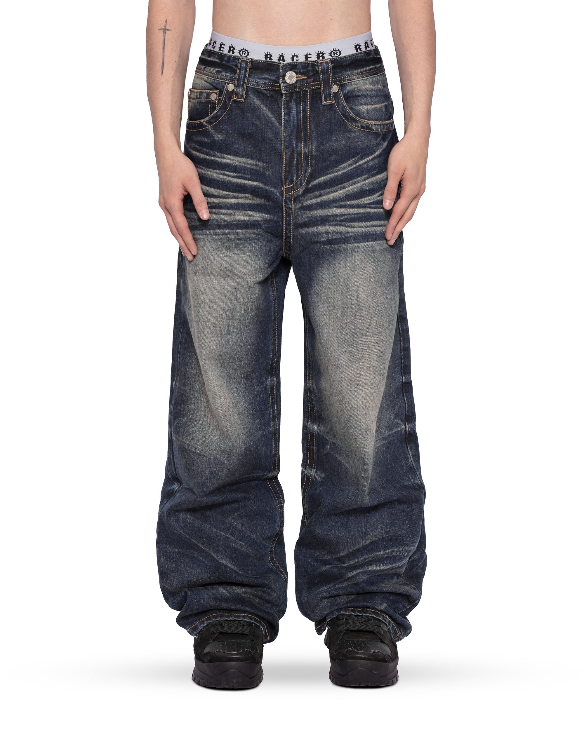 Blue sk8 denim