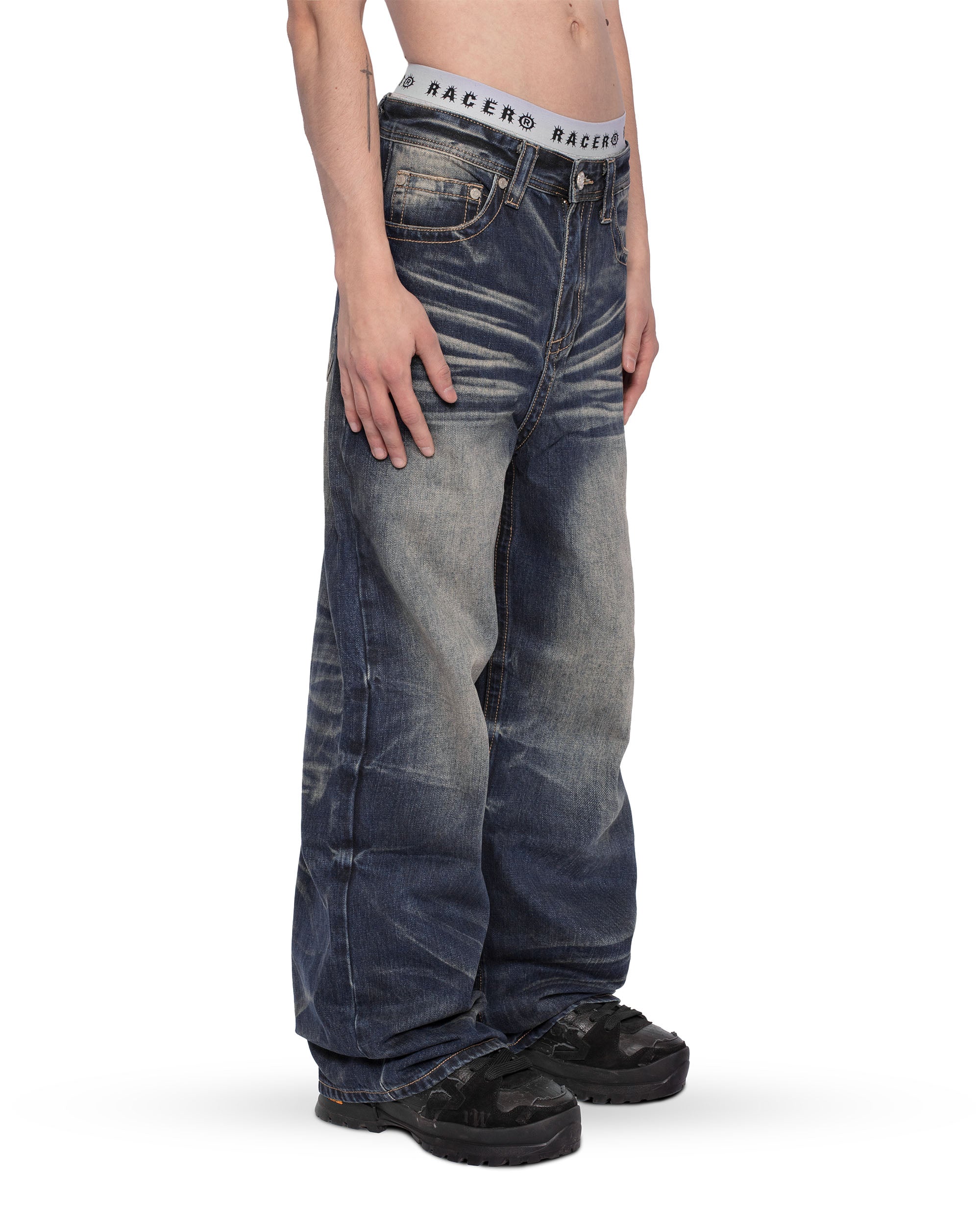 Blue sk8 denim
