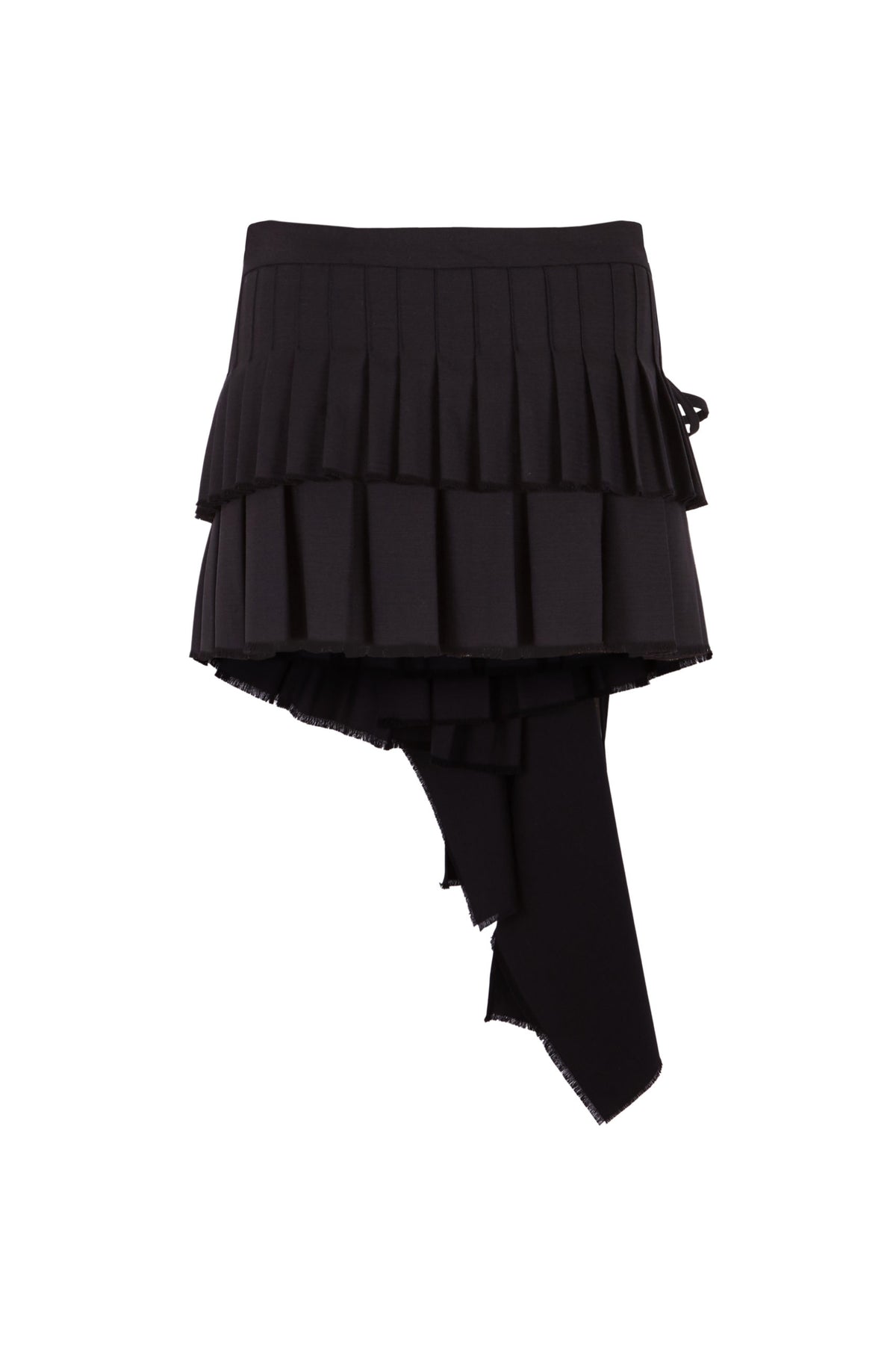 Falda tablas negra