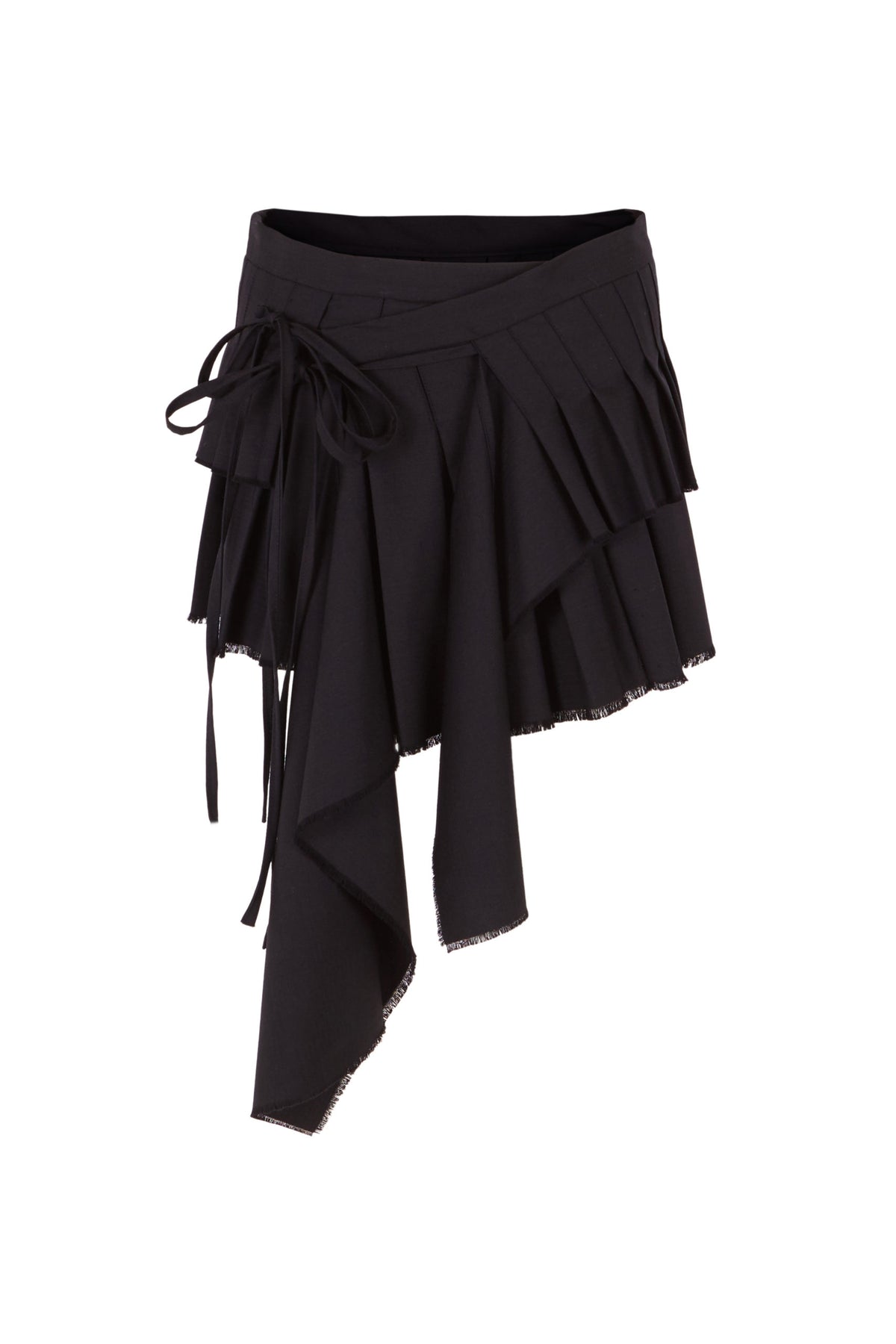 Falda tablas negra