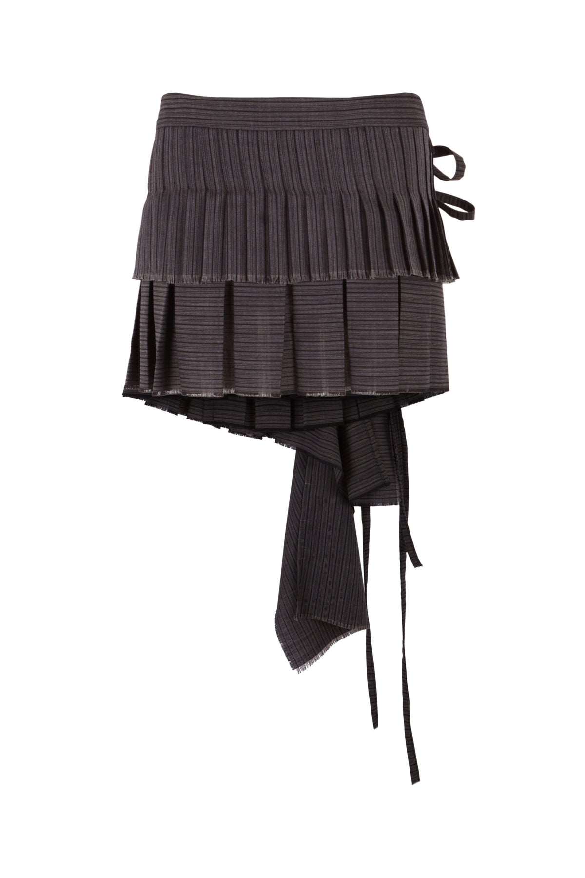 Falda tablas gris