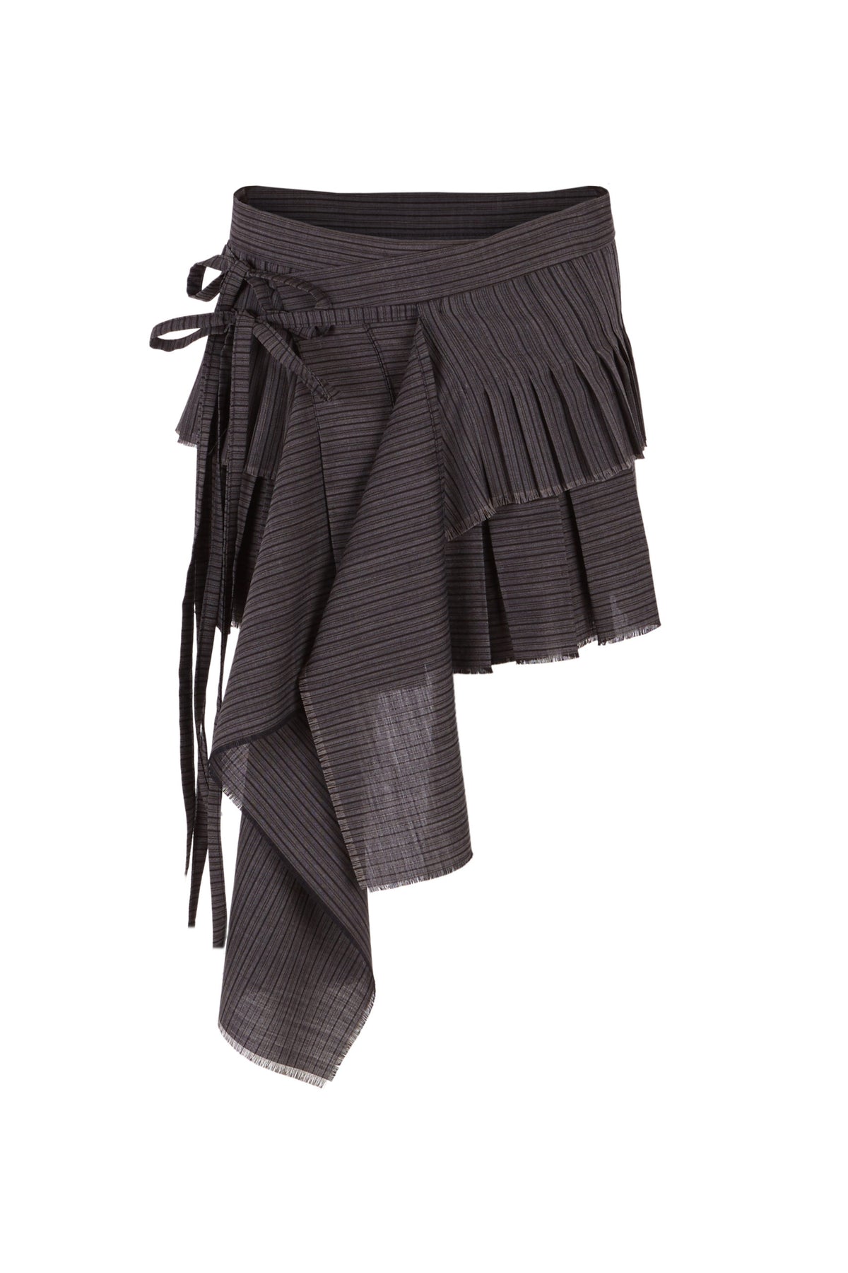 Falda tablas gris