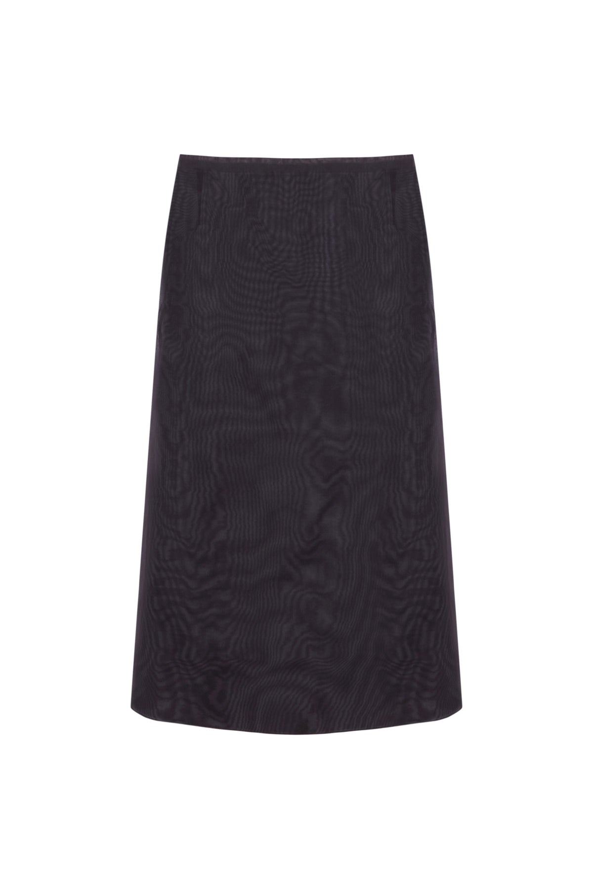 Falda organza negra