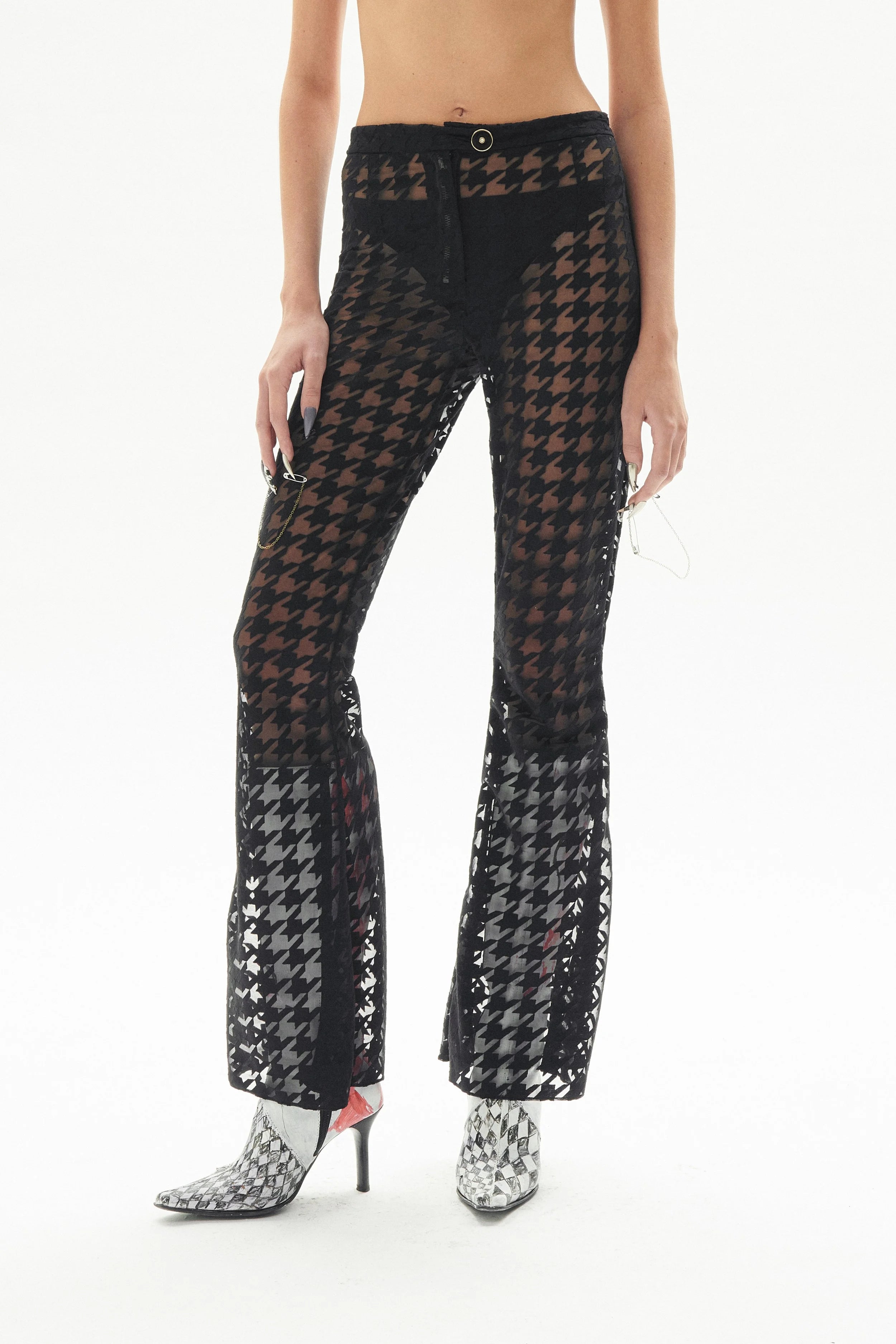 Pantalon pied de poule
